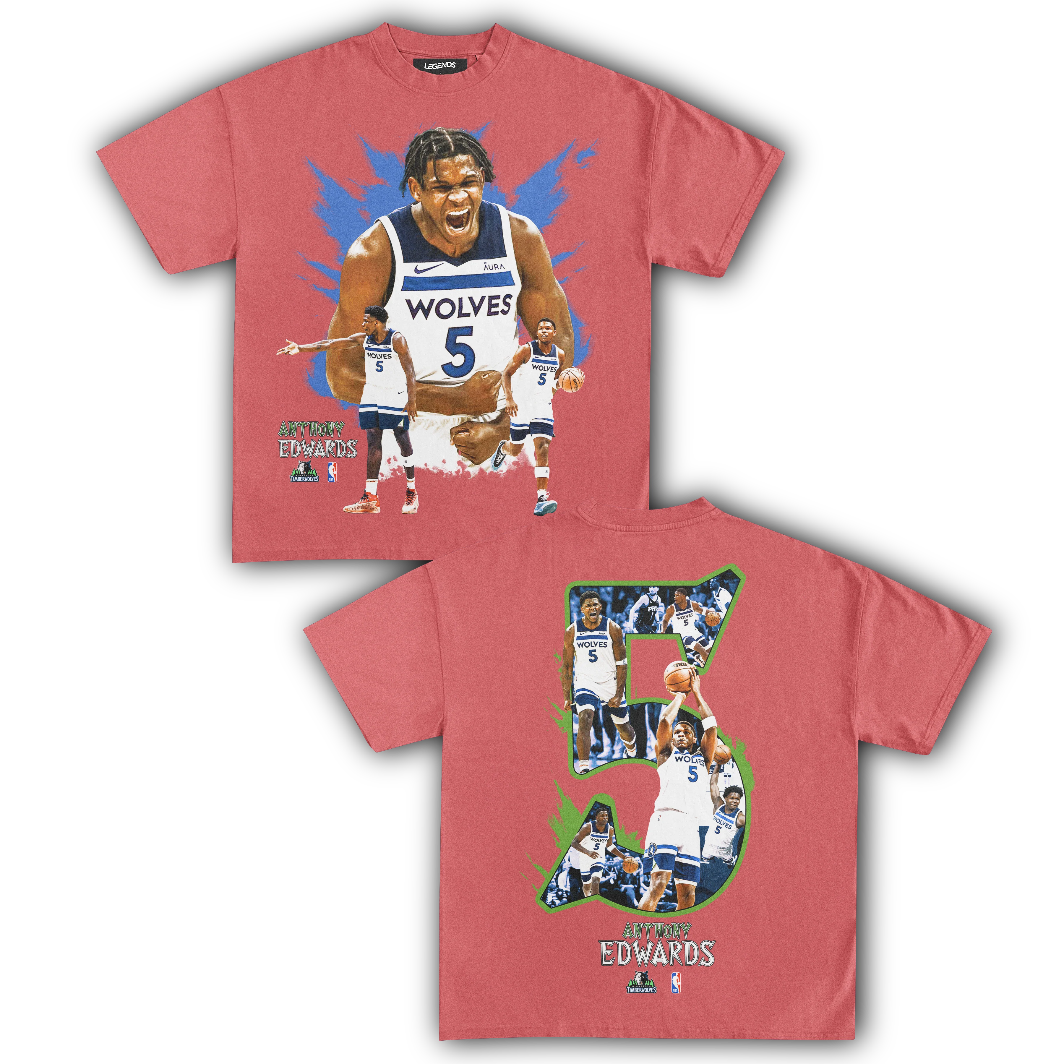 ANTHONY EDWARDS TEE (Double Sided) - Image 10