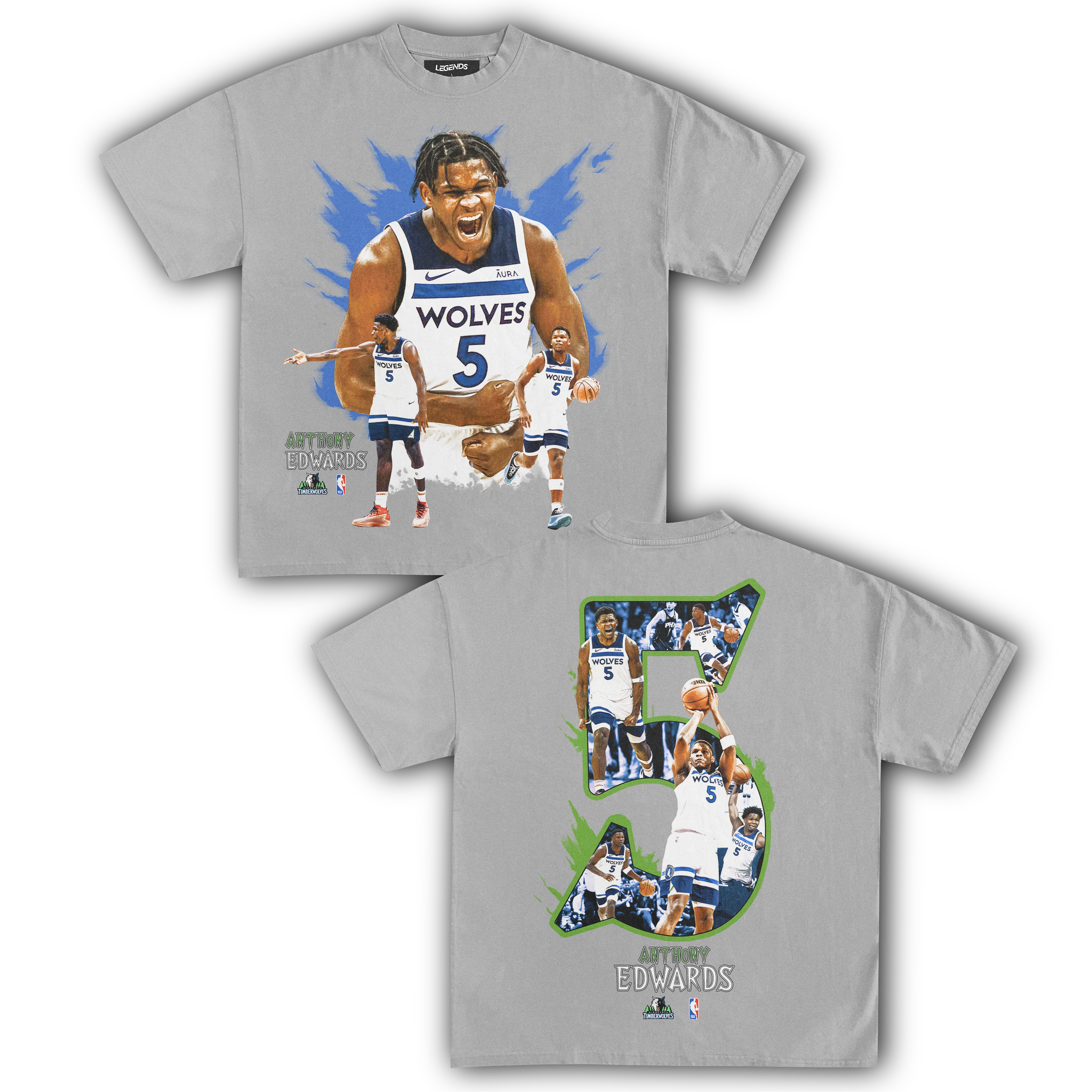 ANTHONY EDWARDS TEE (Double Sided) - Image 4