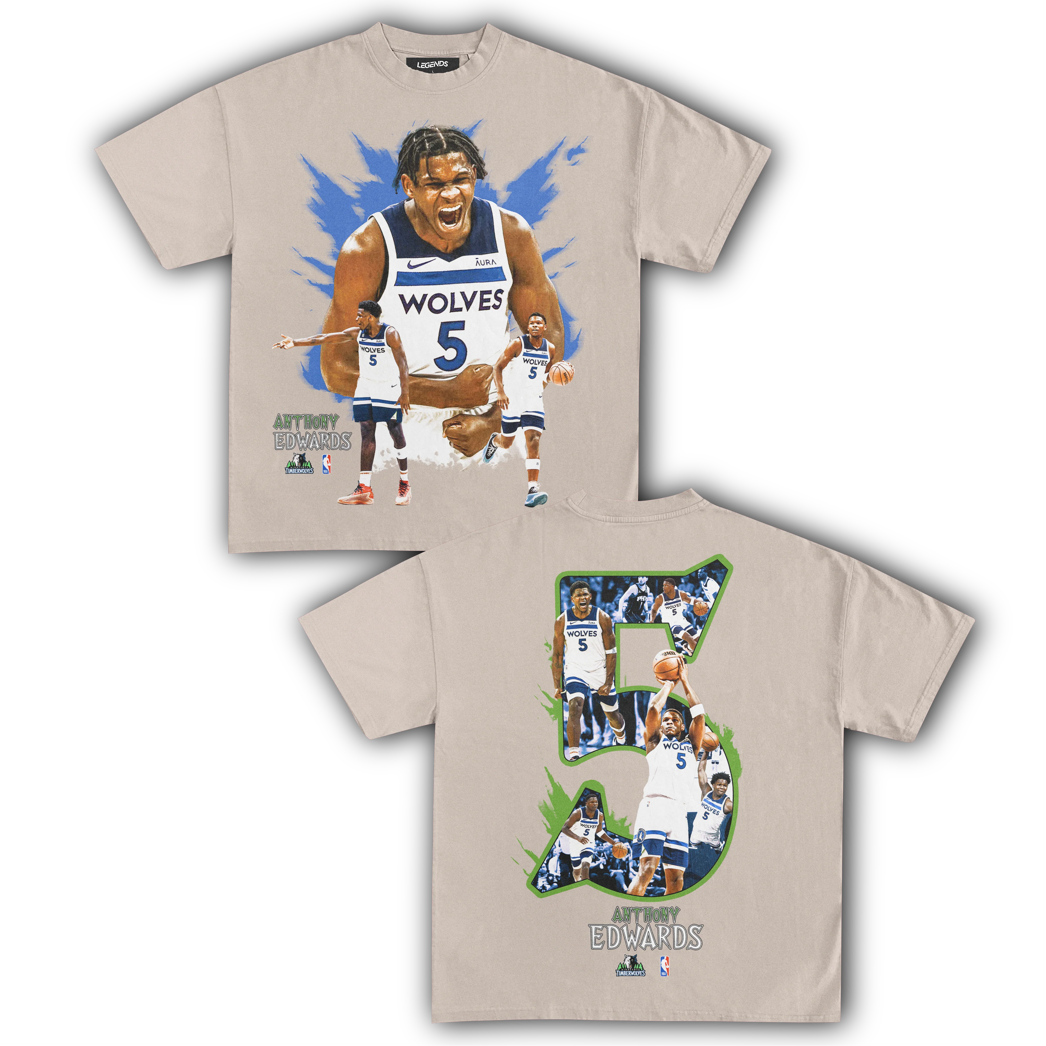 ANTHONY EDWARDS TEE (Double Sided) - Image 9