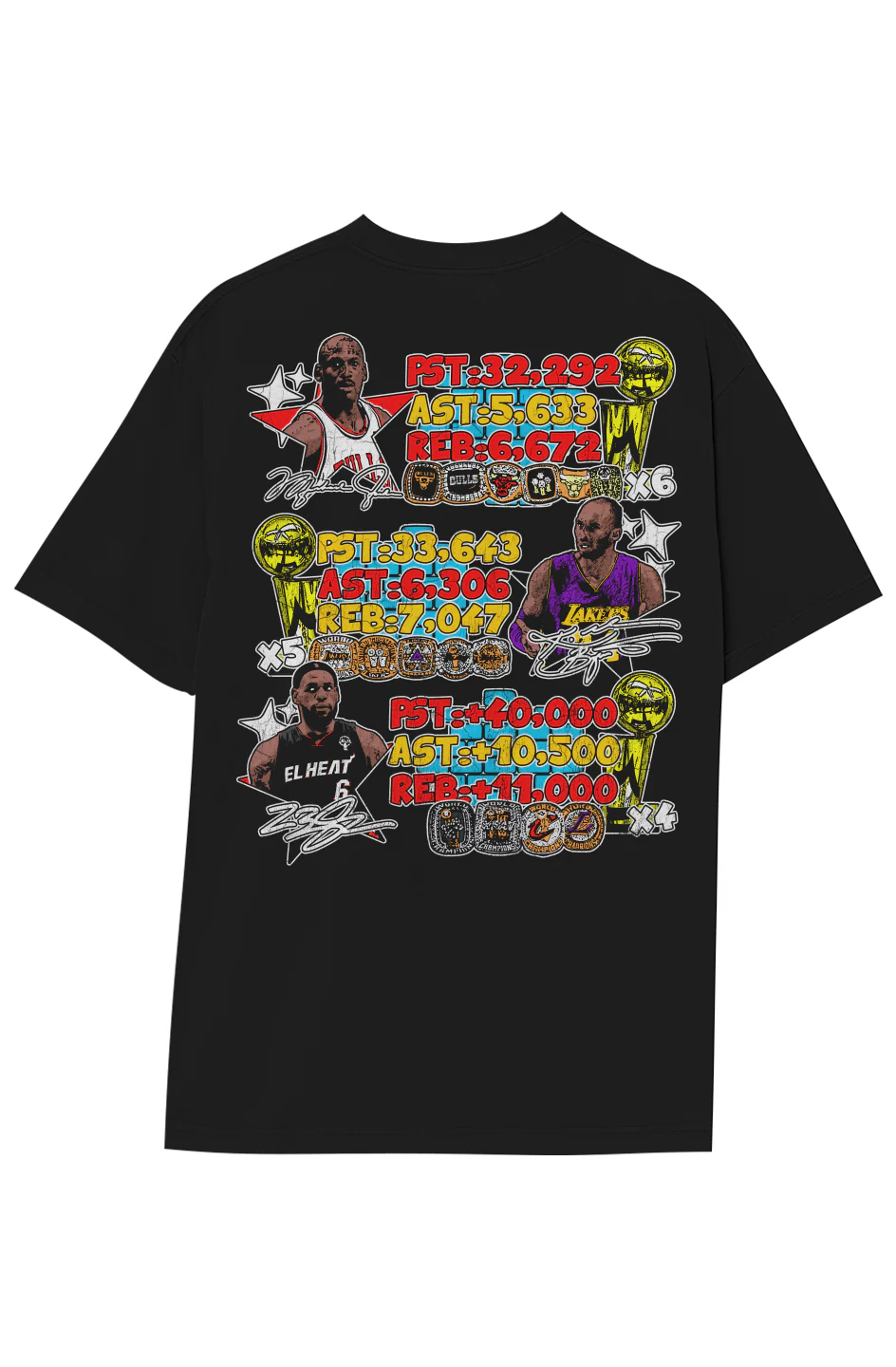 BASKETBALL LEGENDS TEE (Double Sided) - Image 14
