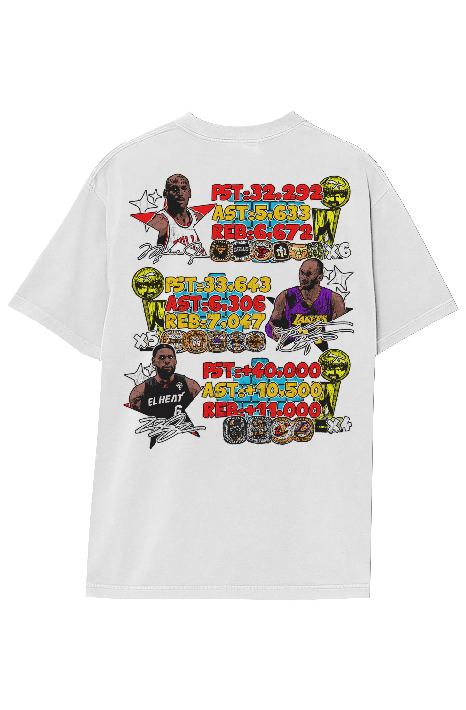 BASKETBALL LEGENDS TEE (Double Sided) - Image 16