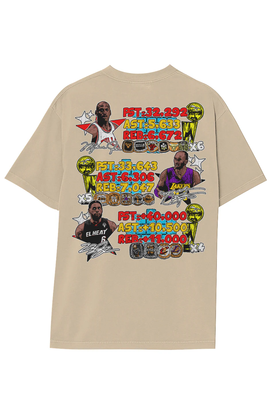 BASKETBALL LEGENDS TEE (Double Sided) - Image 22