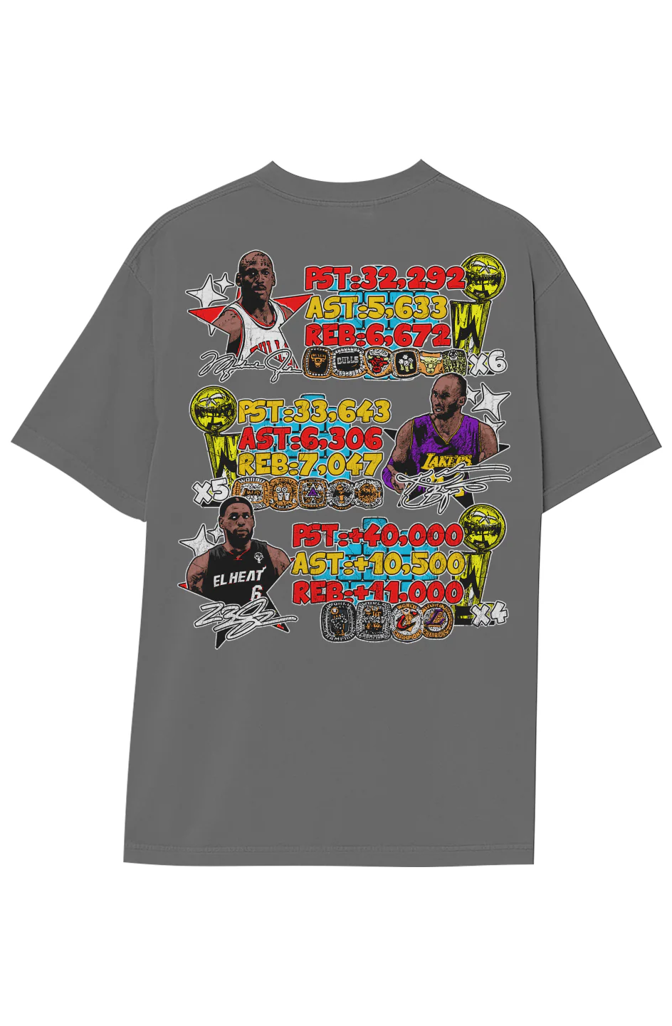 BASKETBALL LEGENDS TEE (Double Sided) - Image 24