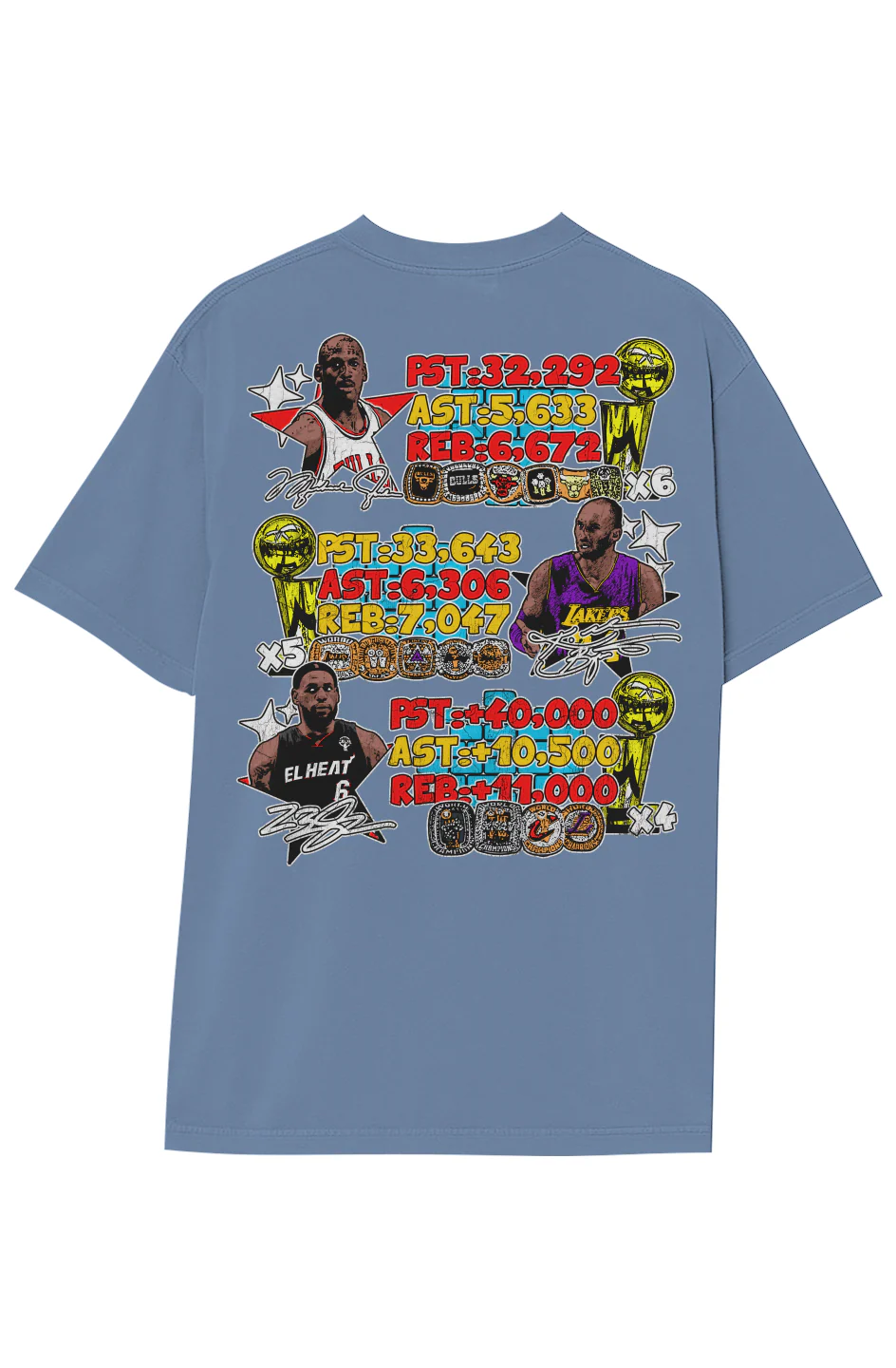 BASKETBALL LEGENDS TEE (Double Sided) - Image 30