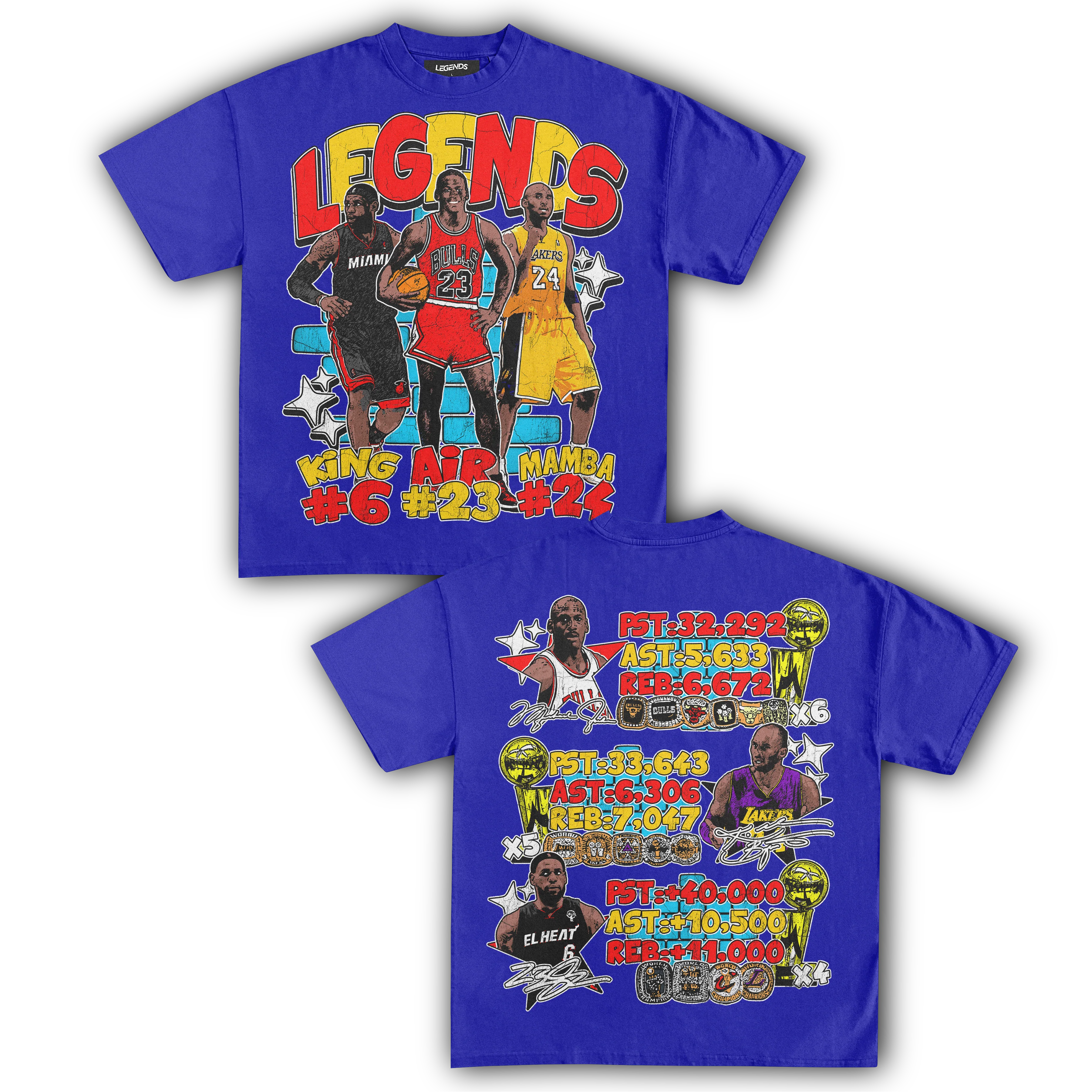 BASKETBALL LEGENDS TEE (Double Sided) - Image 7