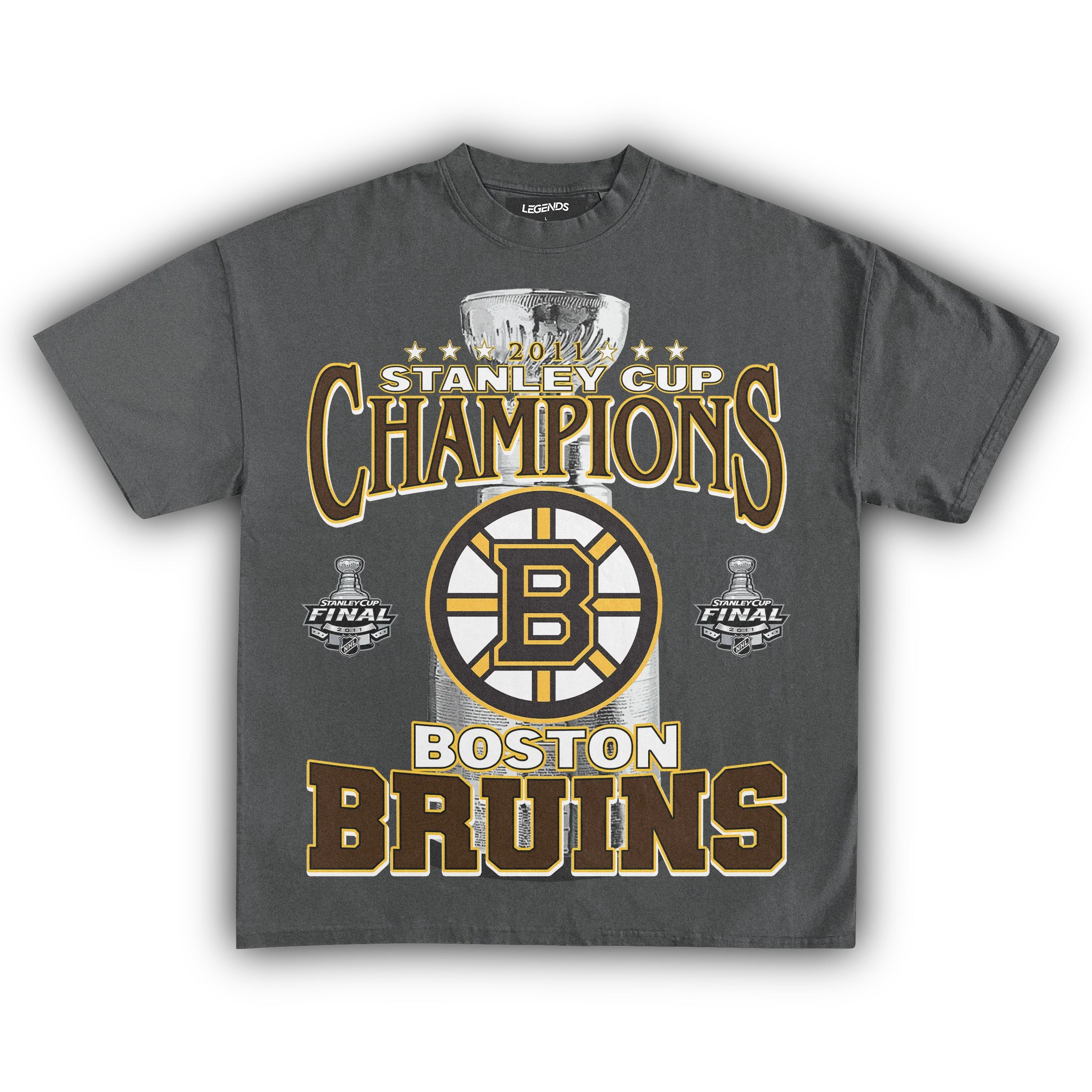 BOSTON BRUINS STANLEY CUP CHAMPIONS 2011 TEE - Image 3