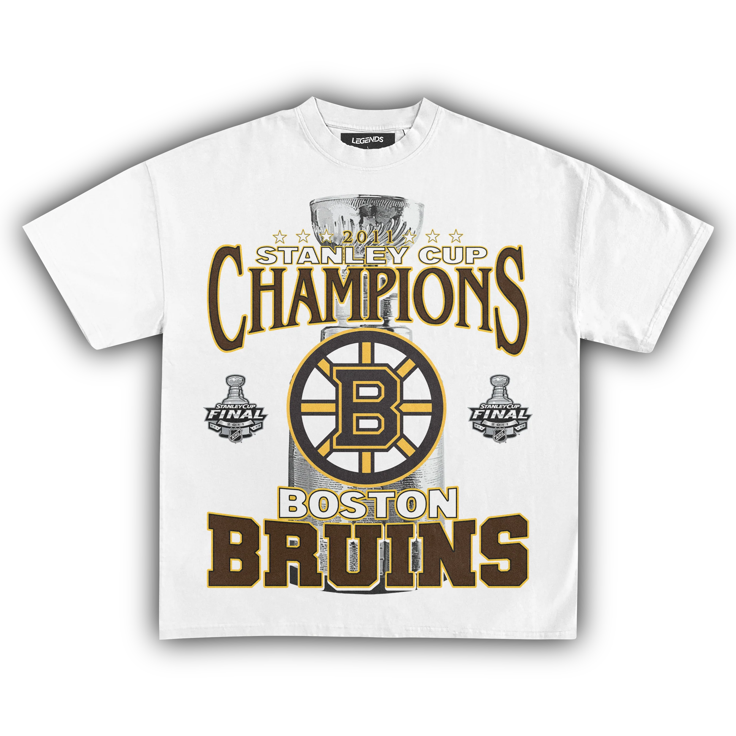 BOSTON BRUINS STANLEY CUP CHAMPIONS 2011 TEE - Image 4