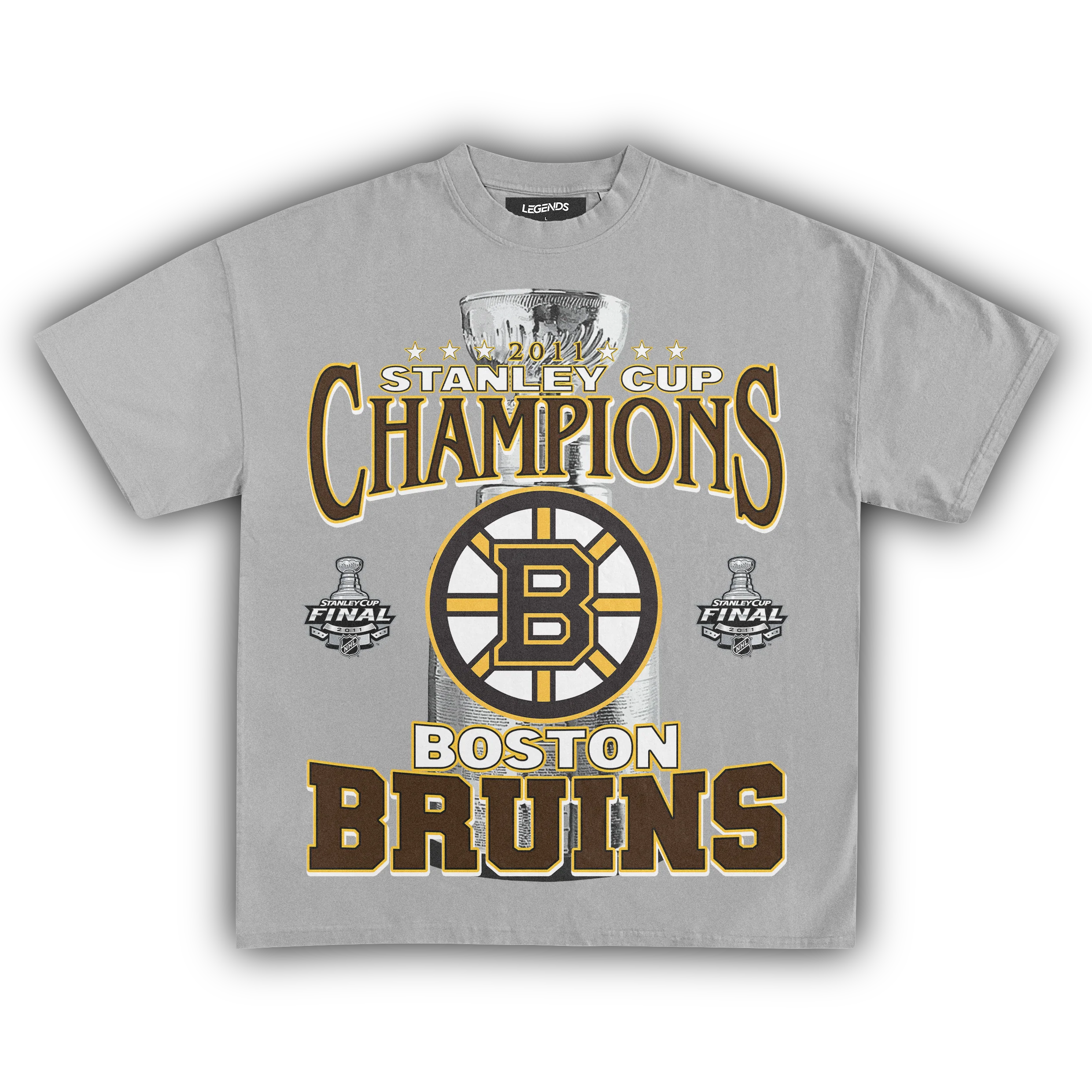 BOSTON BRUINS STANLEY CUP CHAMPIONS 2011 TEE - Image 9