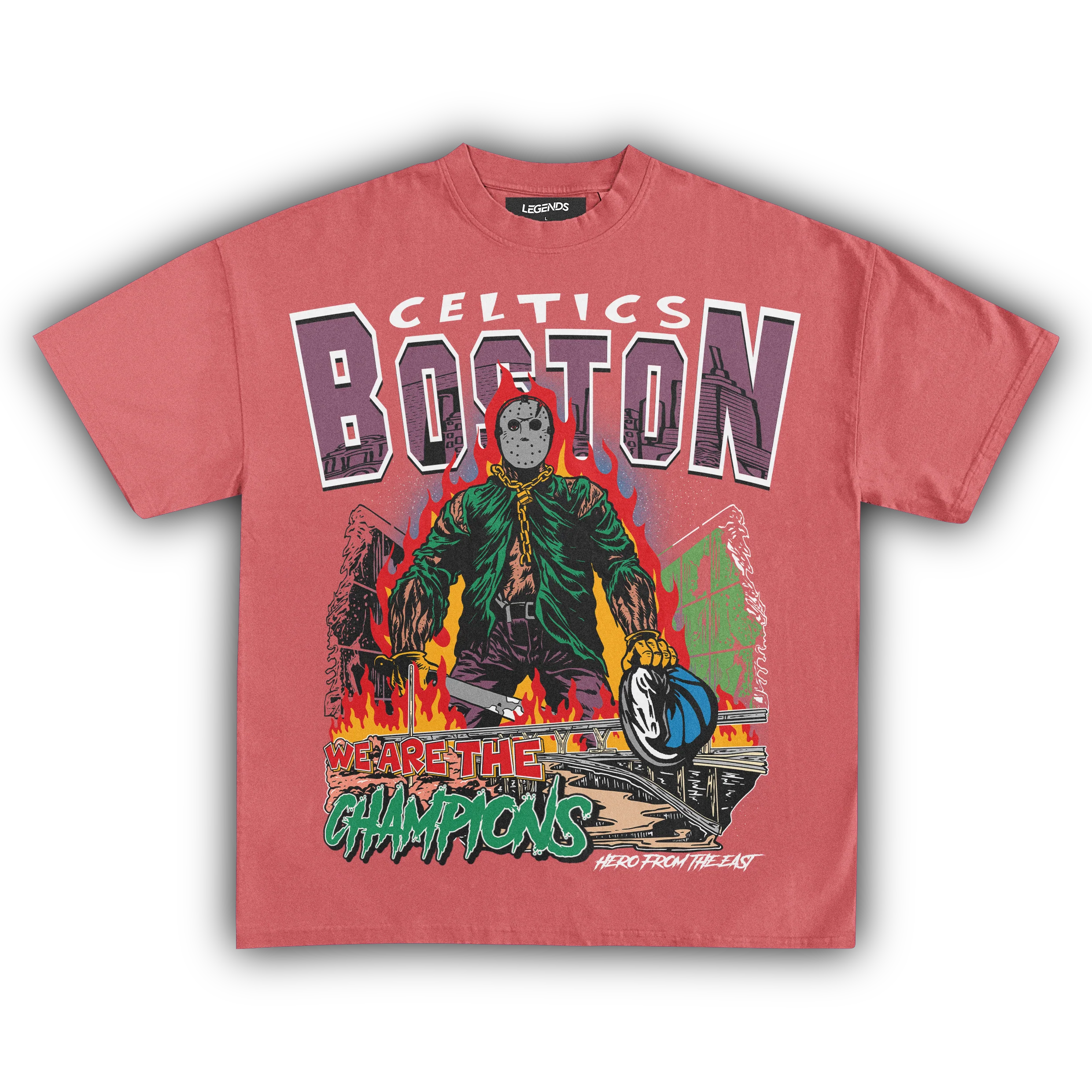 BOSTON CELTICS HELLFIRE TEE - Image 10
