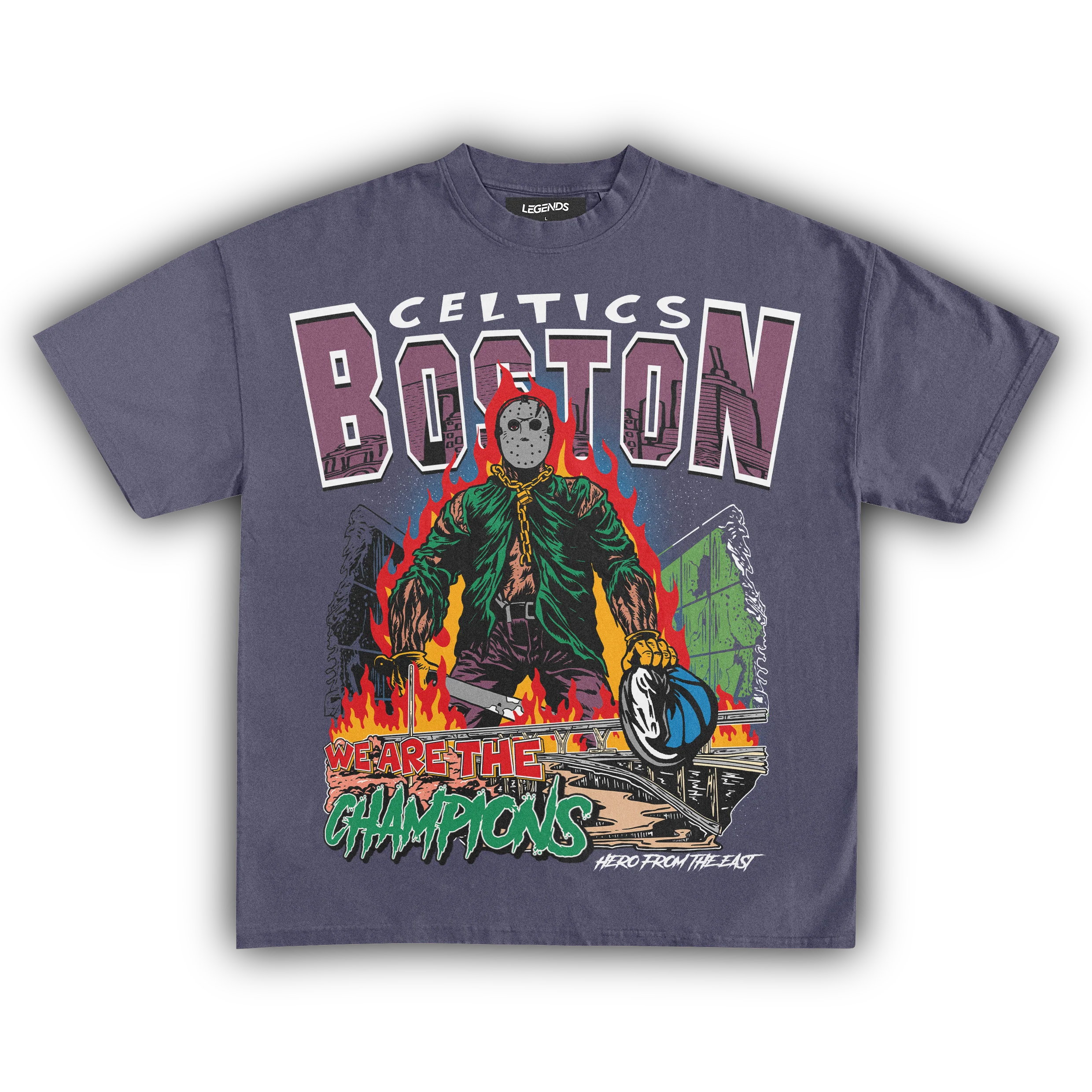 BOSTON CELTICS HELLFIRE TEE - Image 3