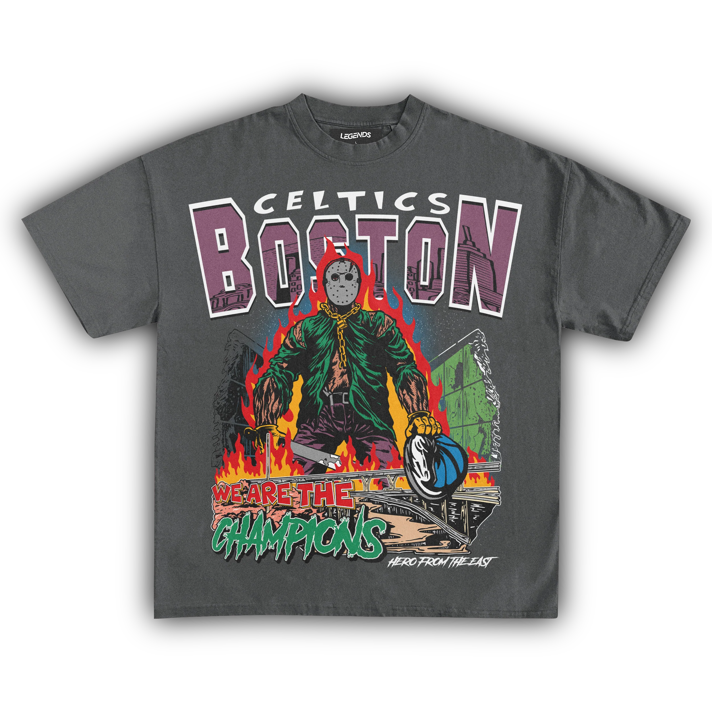 BOSTON CELTICS HELLFIRE TEE - Image 4