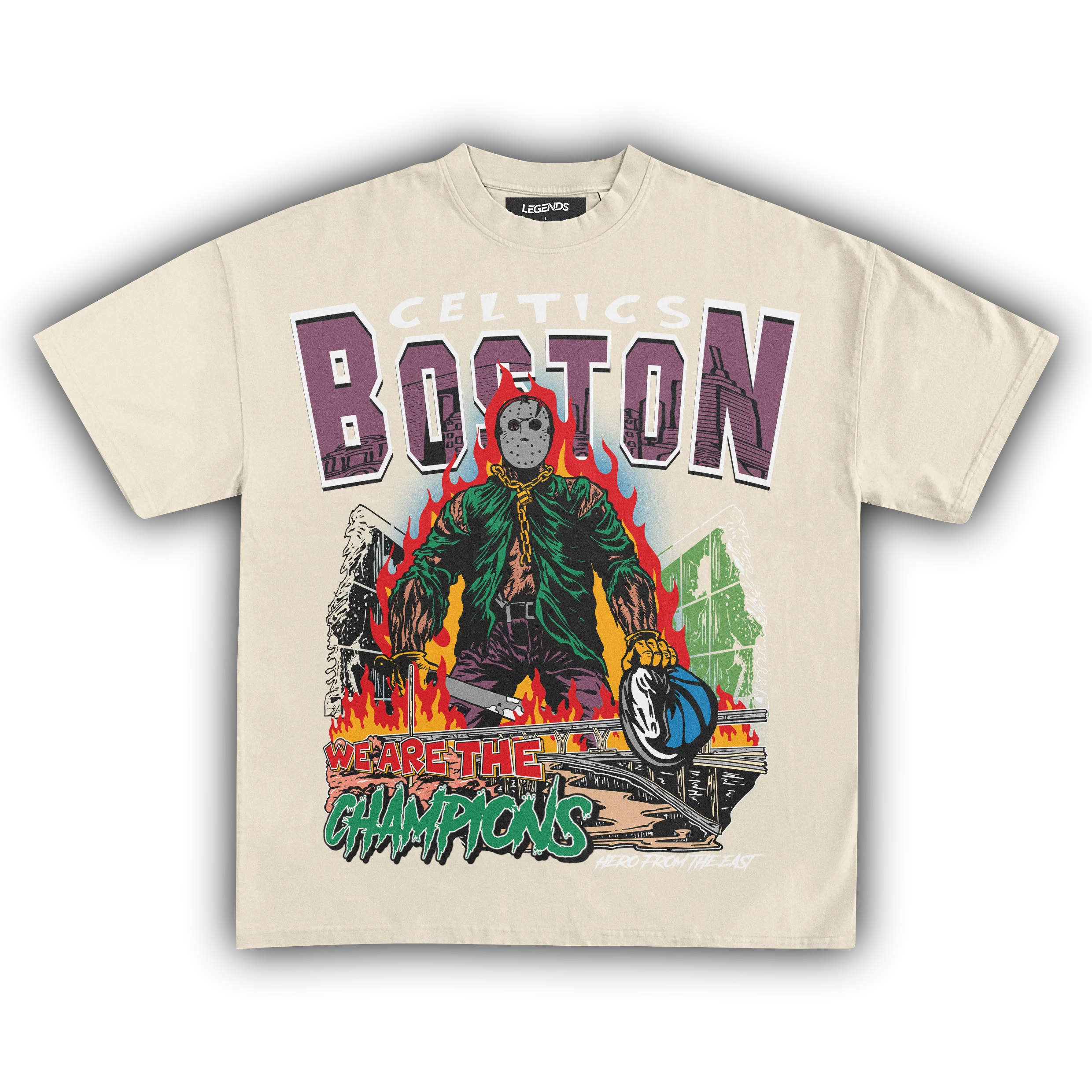 BOSTON CELTICS HELLFIRE TEE - Image 5