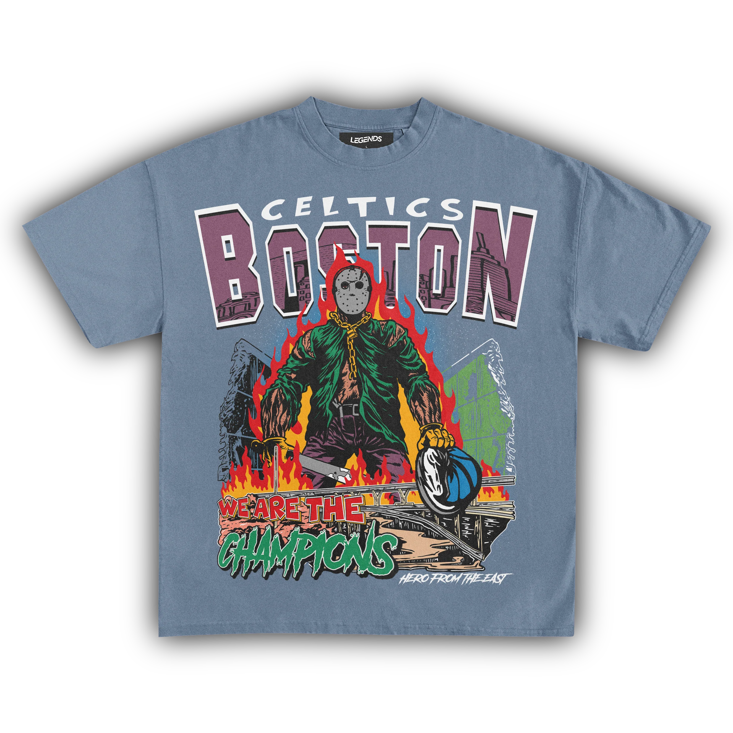 BOSTON CELTICS HELLFIRE TEE - Image 6
