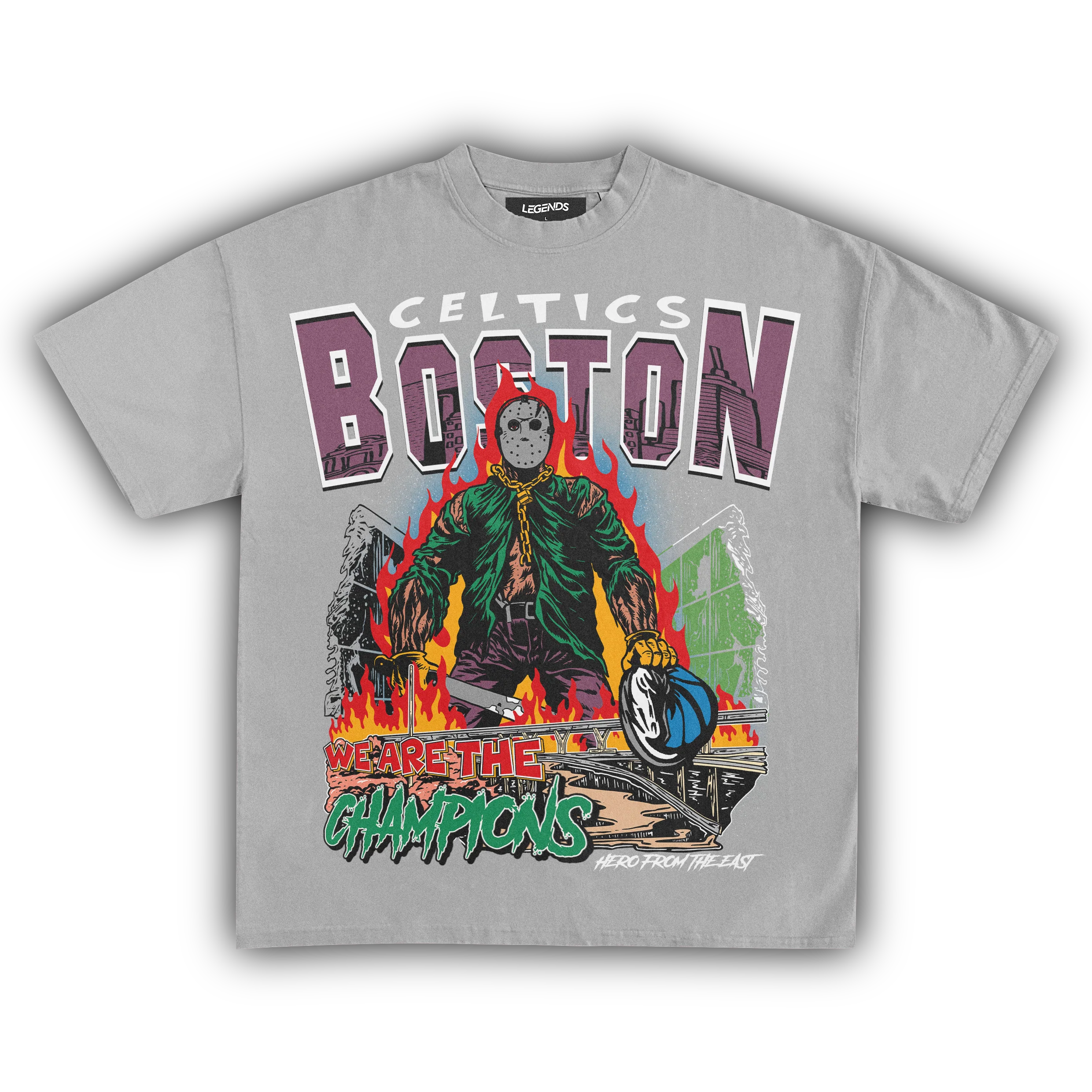 BOSTON CELTICS HELLFIRE TEE - Image 7