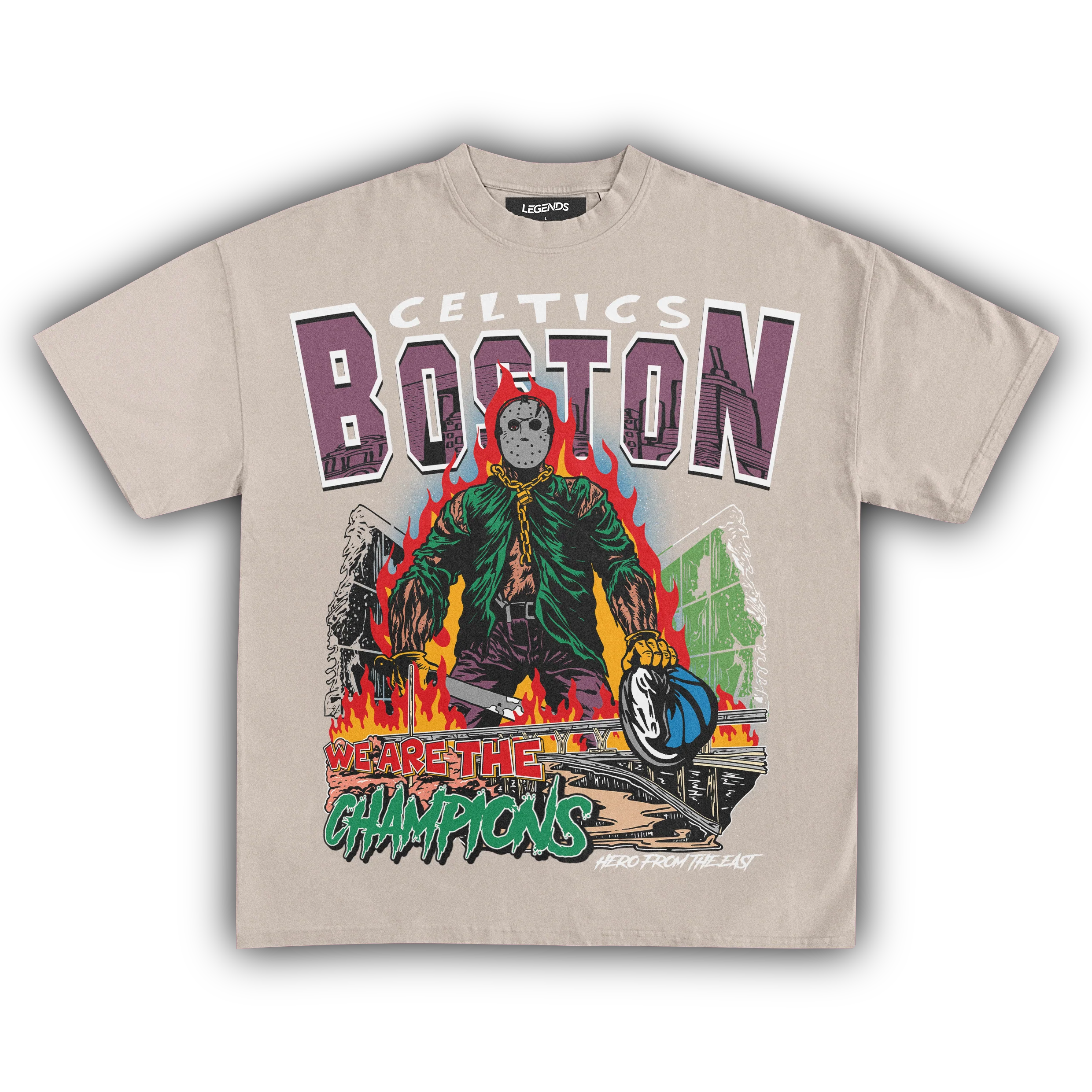 BOSTON CELTICS HELLFIRE TEE - Image 9
