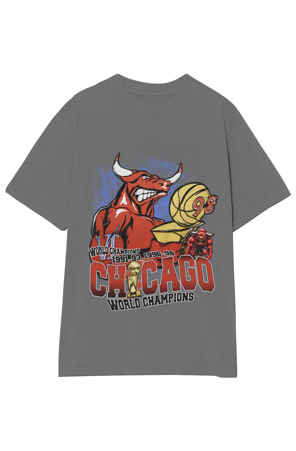 CHICAGO BULLS 6-TIME CHAMPIONS VINTAGE TEE - Image 16