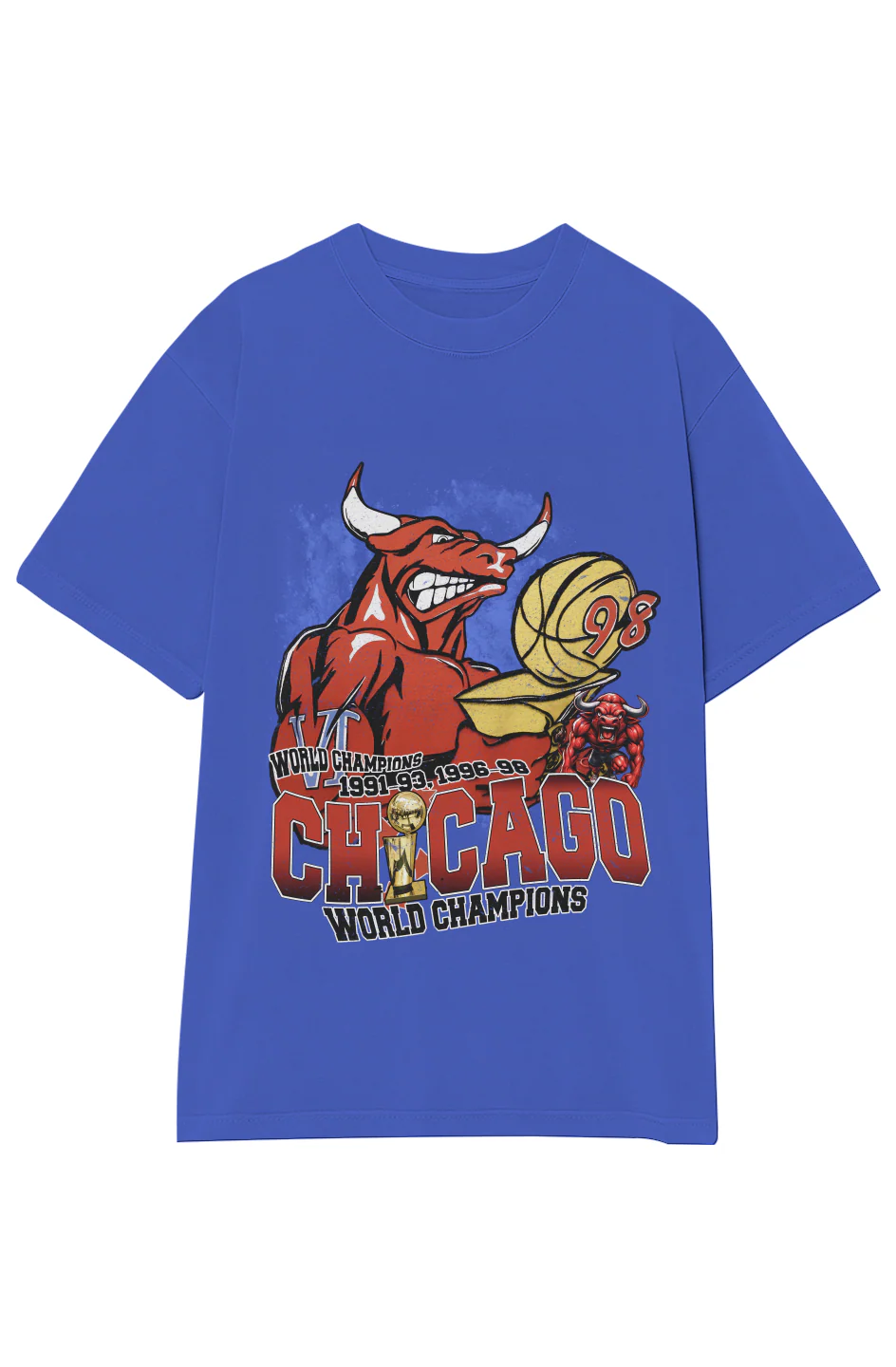 CHICAGO BULLS 6-TIME CHAMPIONS VINTAGE TEE - Image 17