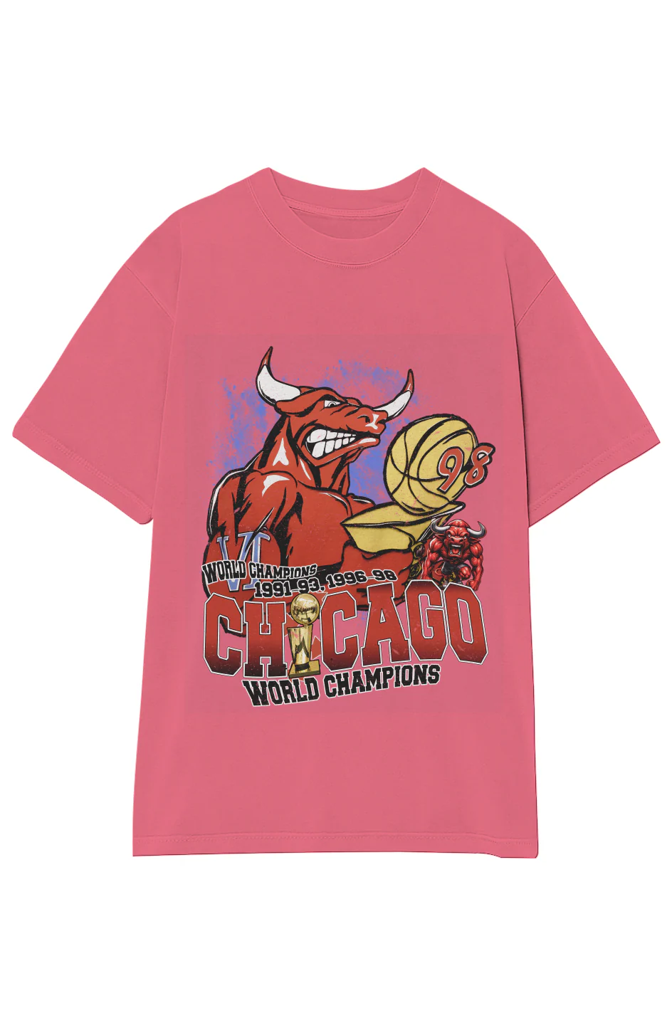 CHICAGO BULLS 6-TIME CHAMPIONS VINTAGE TEE - Image 18
