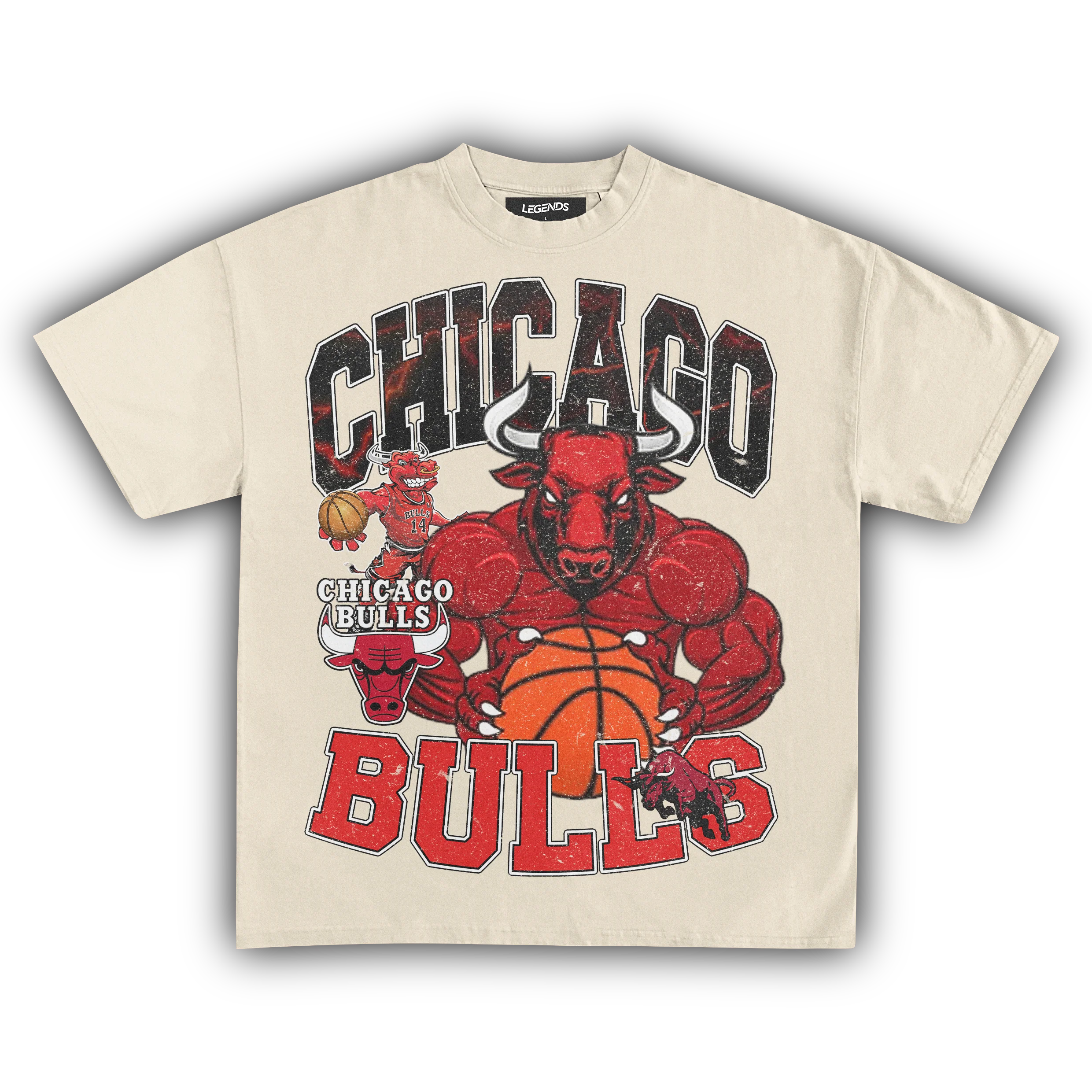 CHICAGO BULLS VINTAGE TEE - Image 4