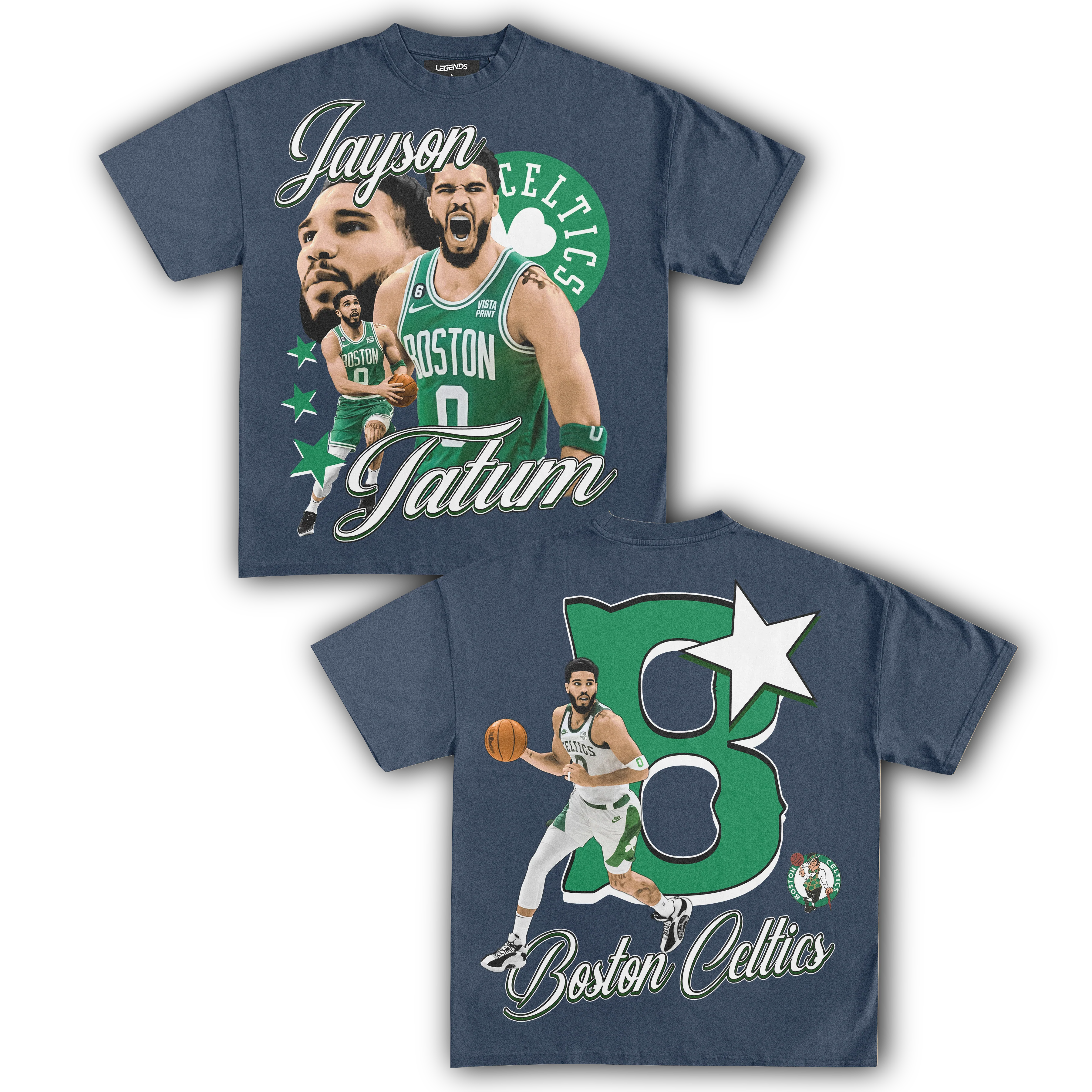 JAYSON TATUM BOSTON CELTICS TEE (Double Sided) - Image 10