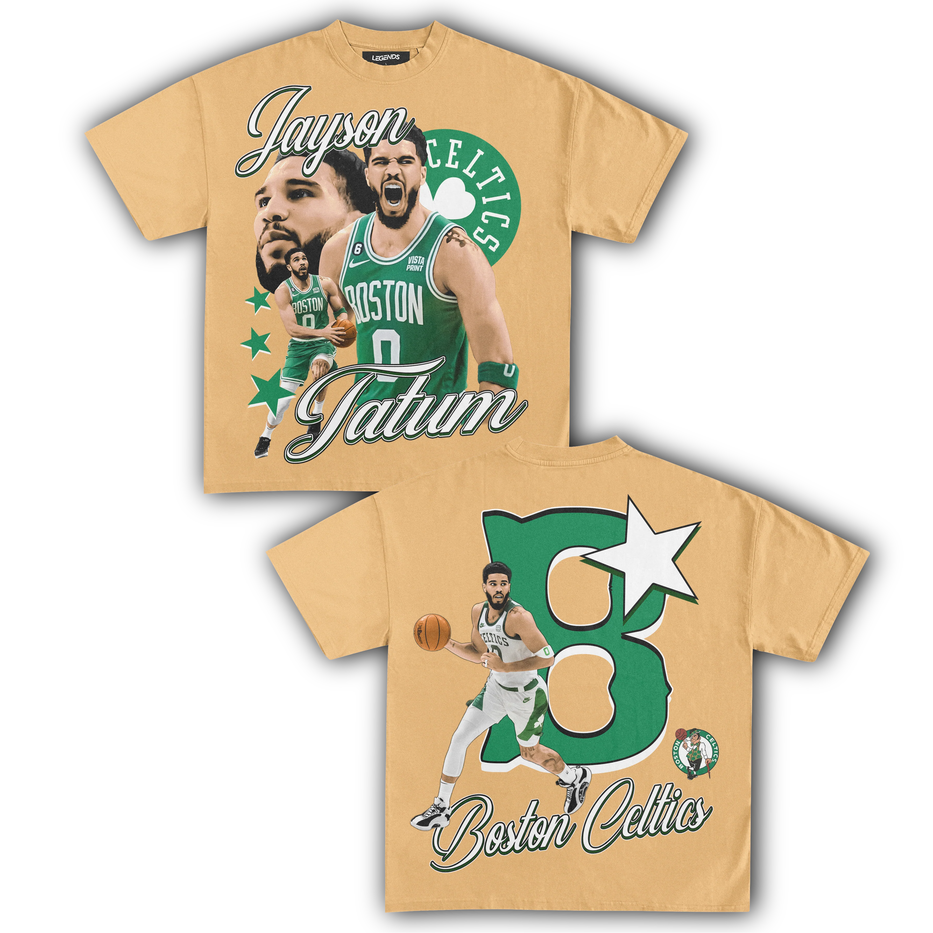 JAYSON TATUM BOSTON CELTICS TEE (Double Sided) - Image 11