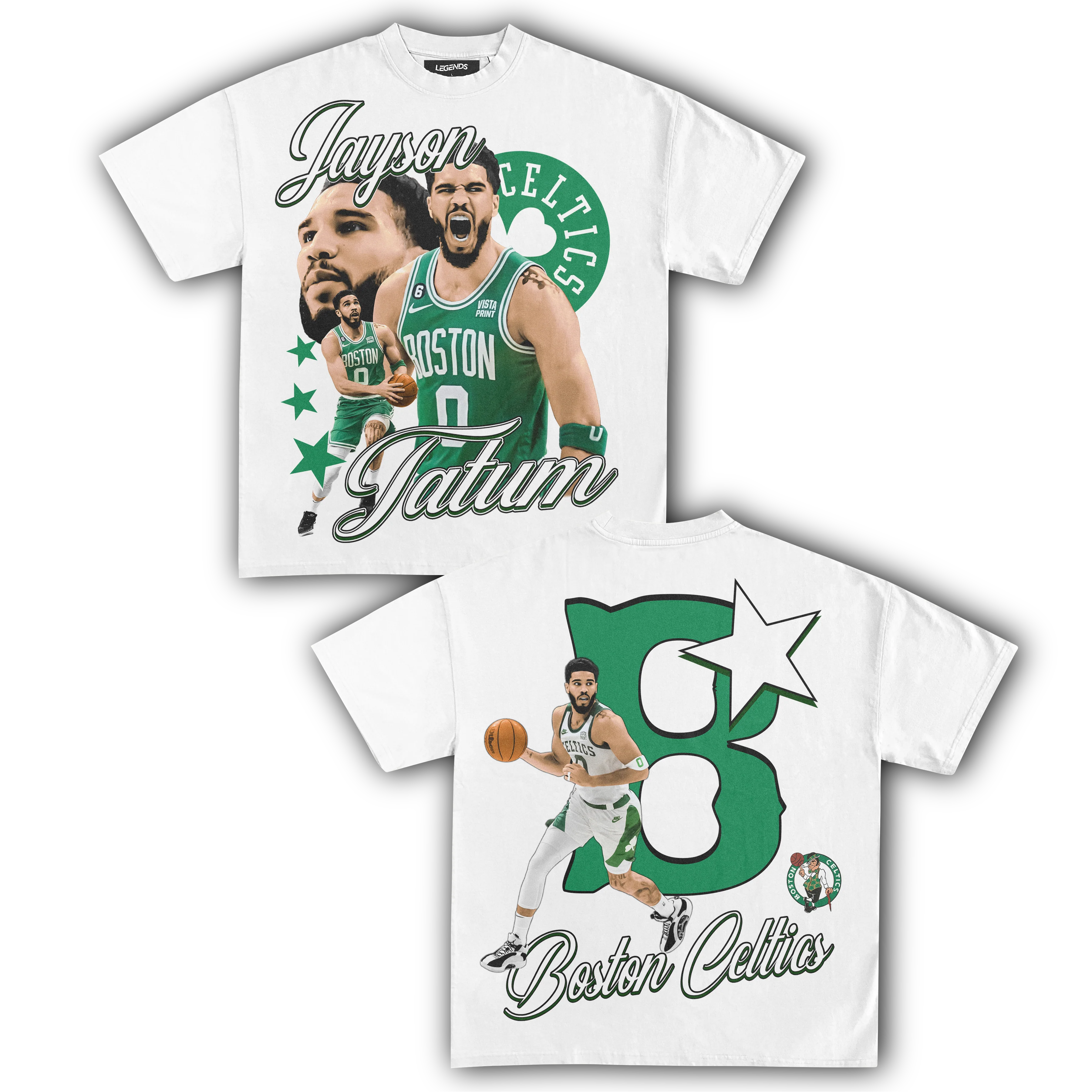 JAYSON TATUM BOSTON CELTICS TEE (Double Sided) - Image 3