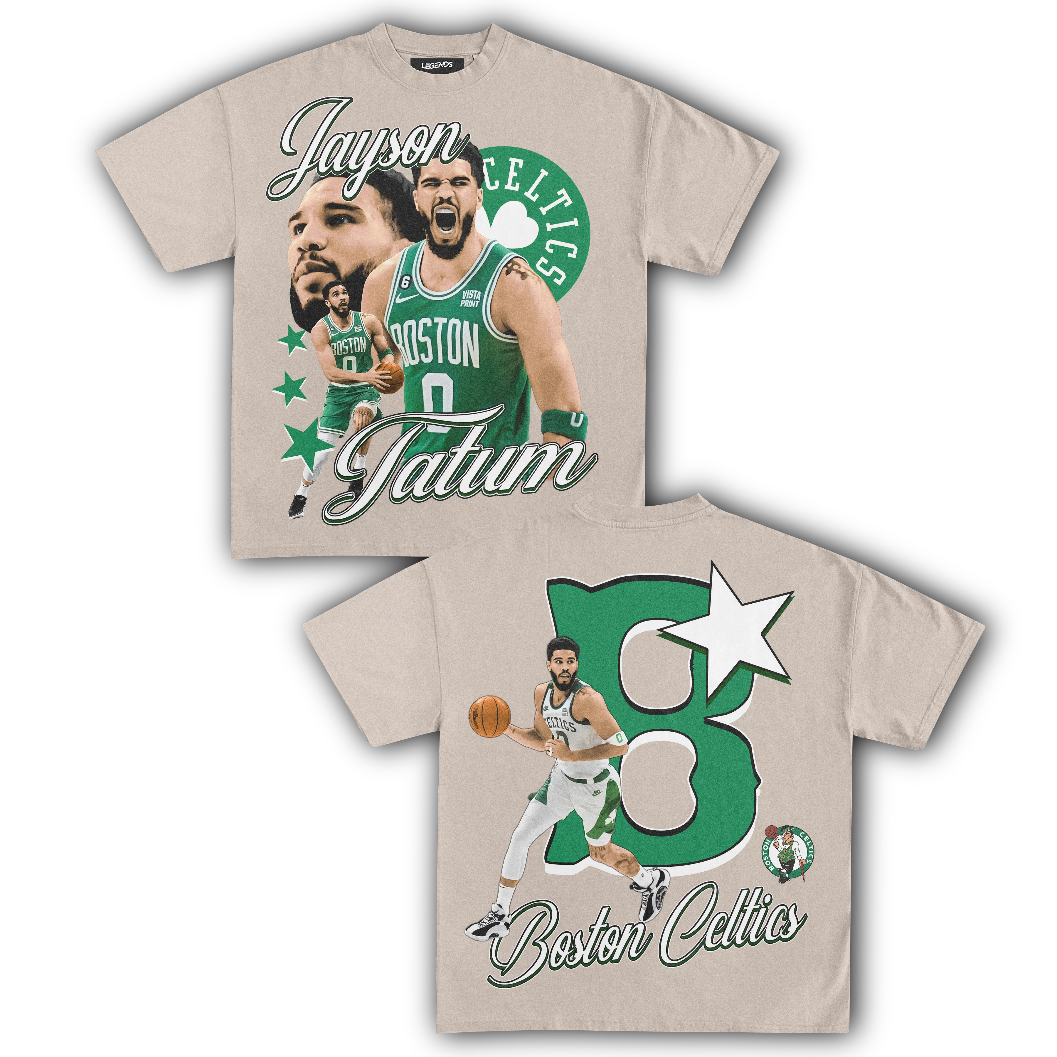 JAYSON TATUM BOSTON CELTICS TEE (Double Sided) - Image 4