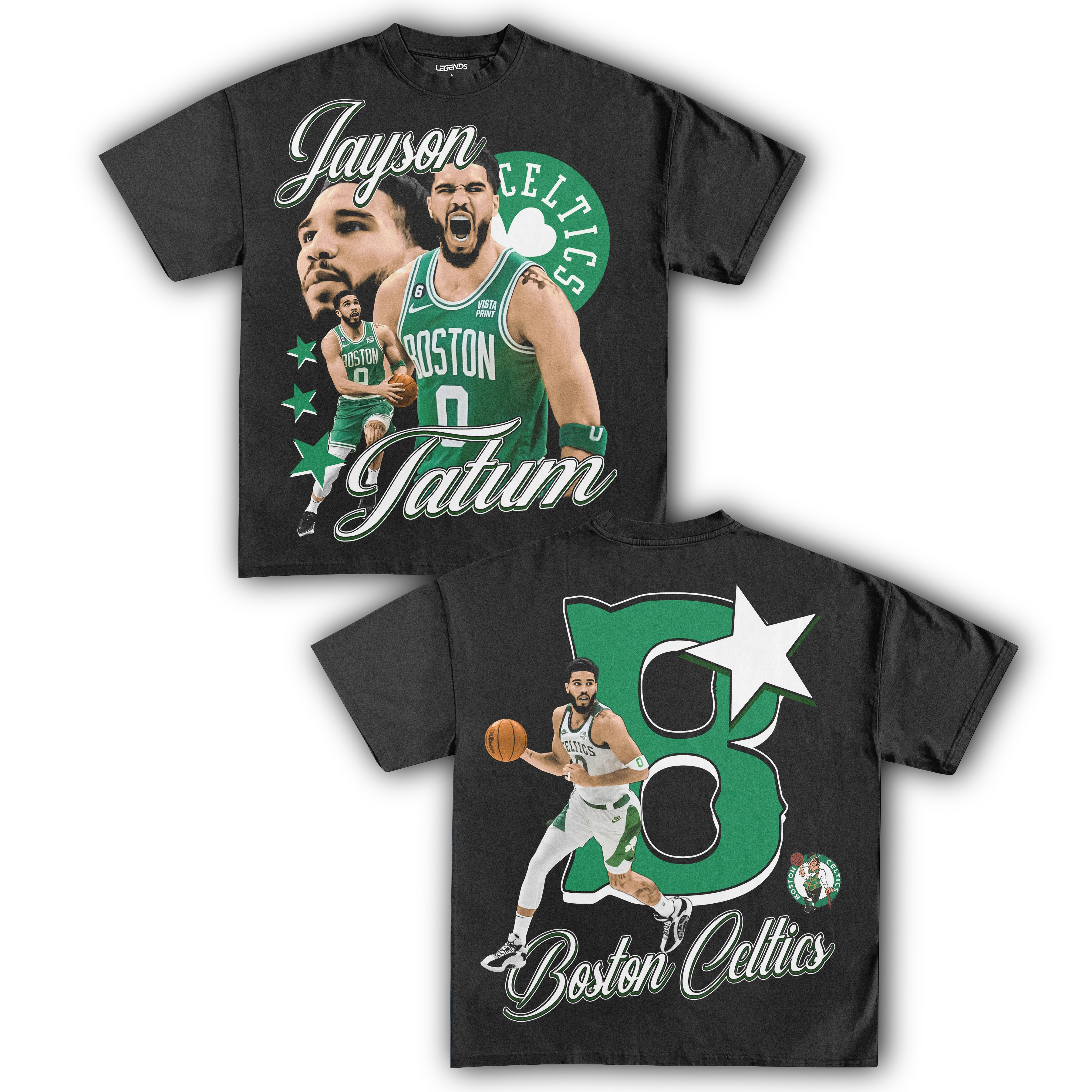 JAYSON TATUM BOSTON CELTICS TEE (Double Sided) - Image 5