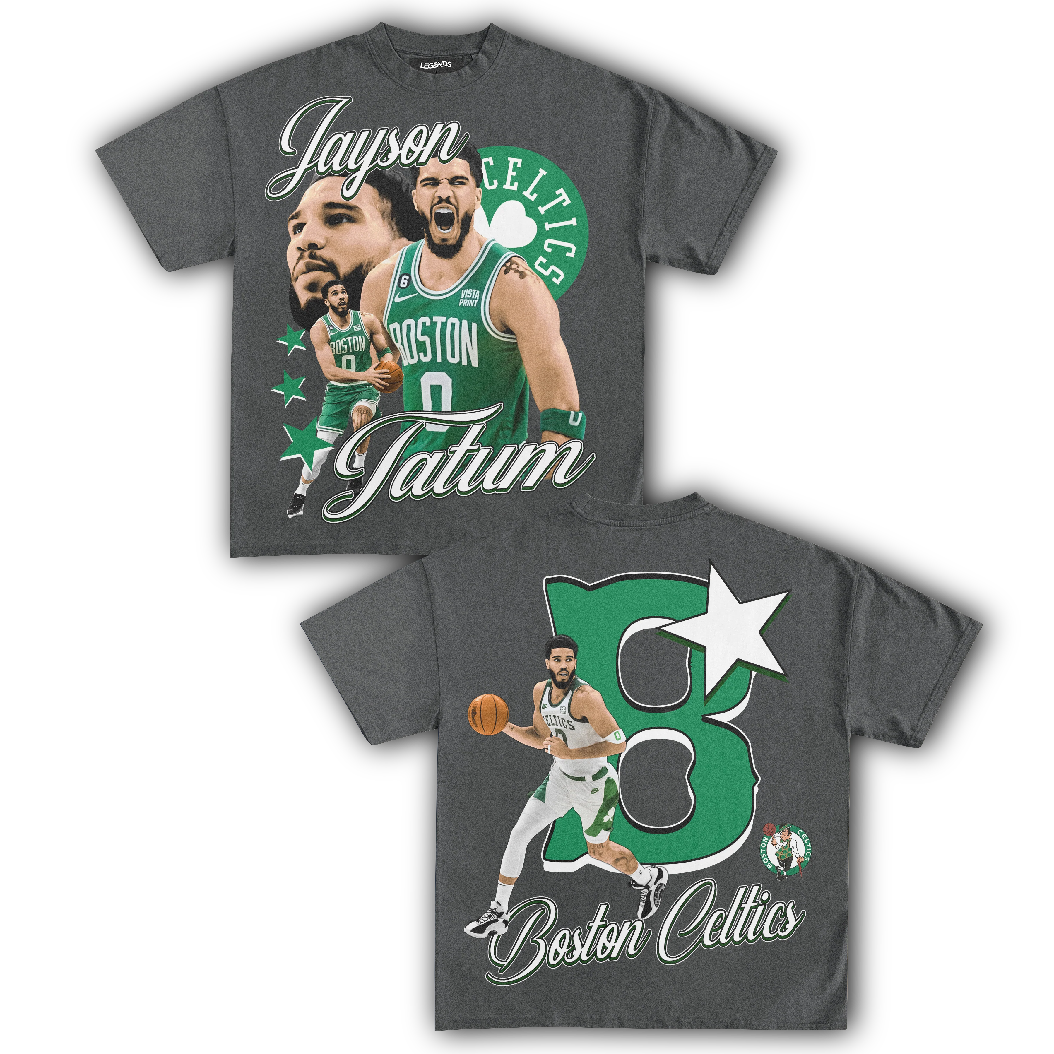 JAYSON TATUM BOSTON CELTICS TEE (Double Sided) - Image 6
