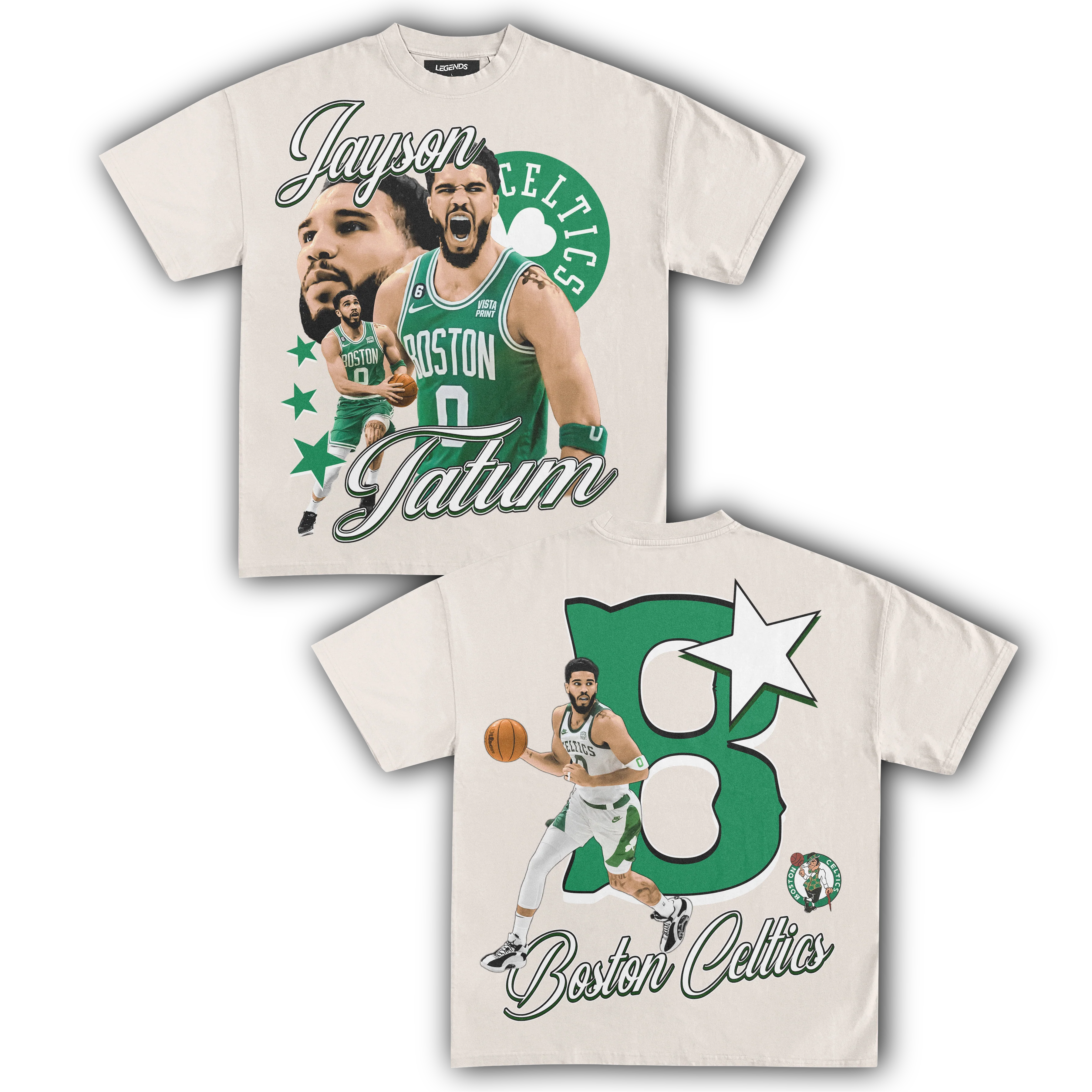 JAYSON TATUM BOSTON CELTICS TEE (Double Sided) - Image 7