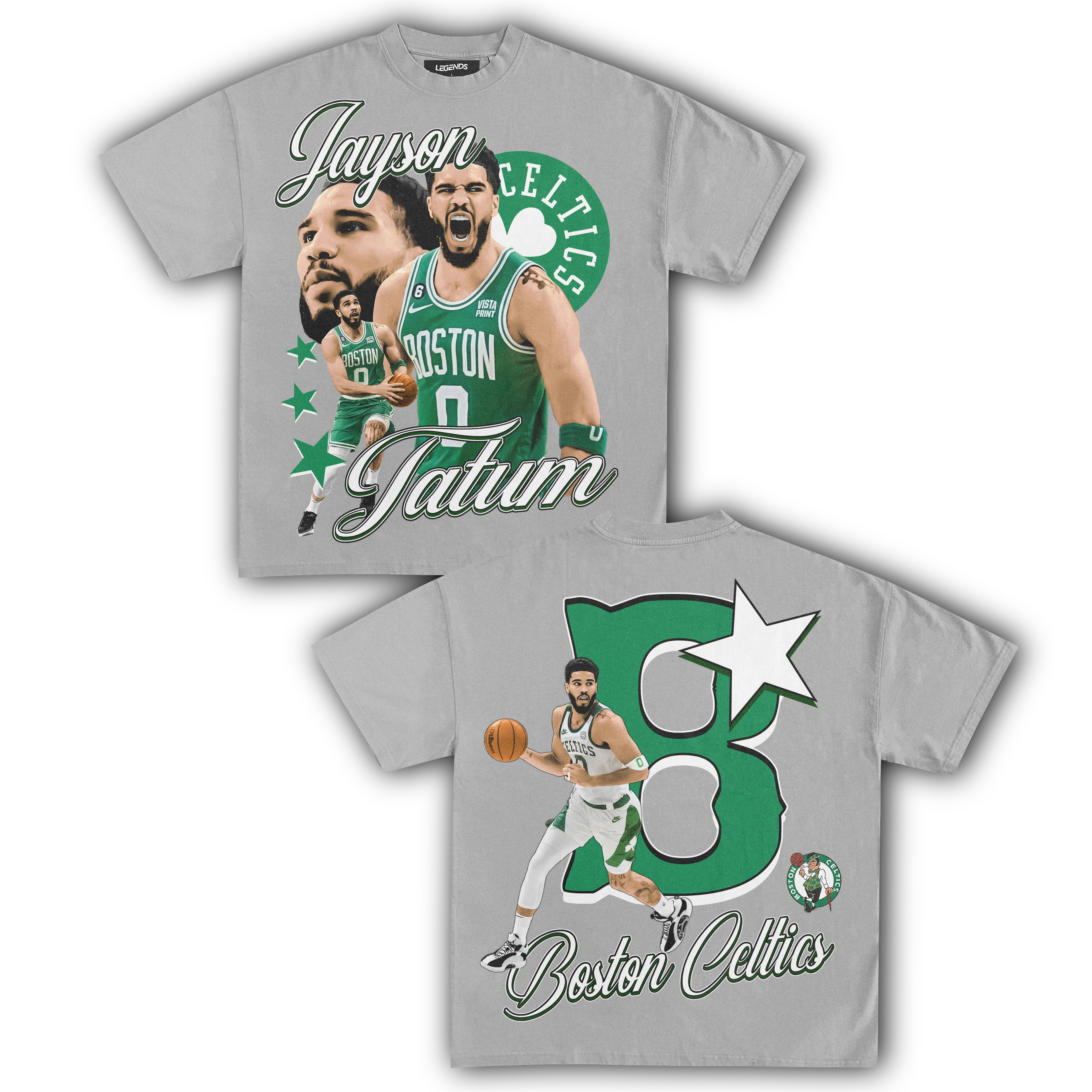 JAYSON TATUM BOSTON CELTICS TEE (Double Sided) - Image 8