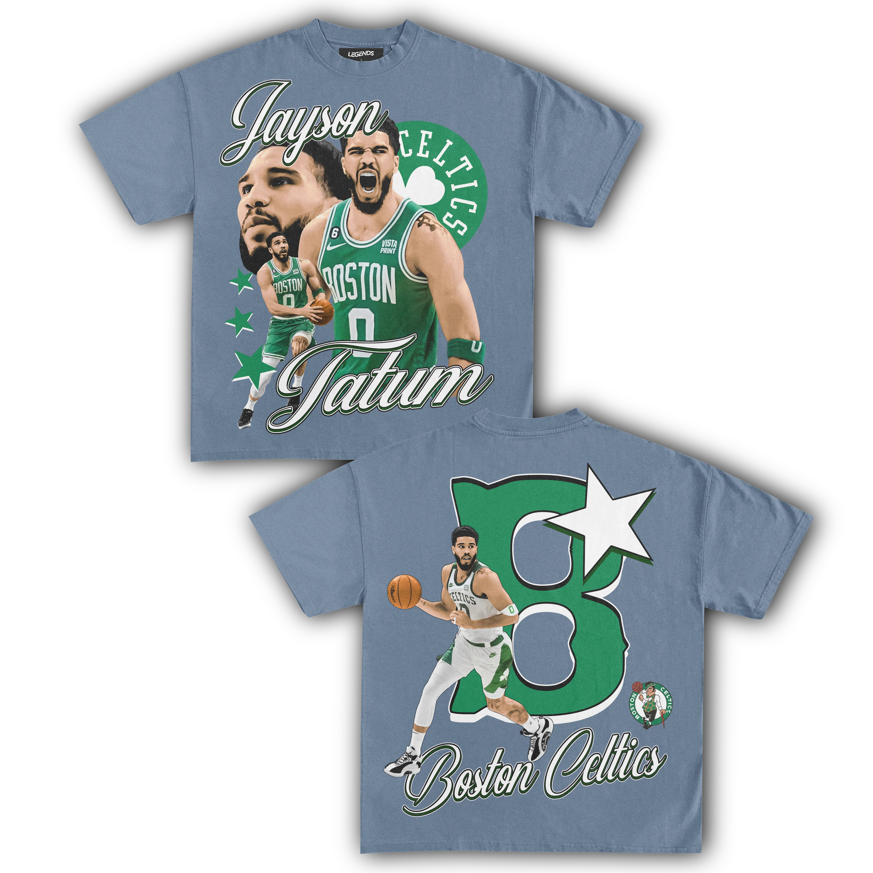 JAYSON TATUM BOSTON CELTICS TEE (Double Sided) - Image 9