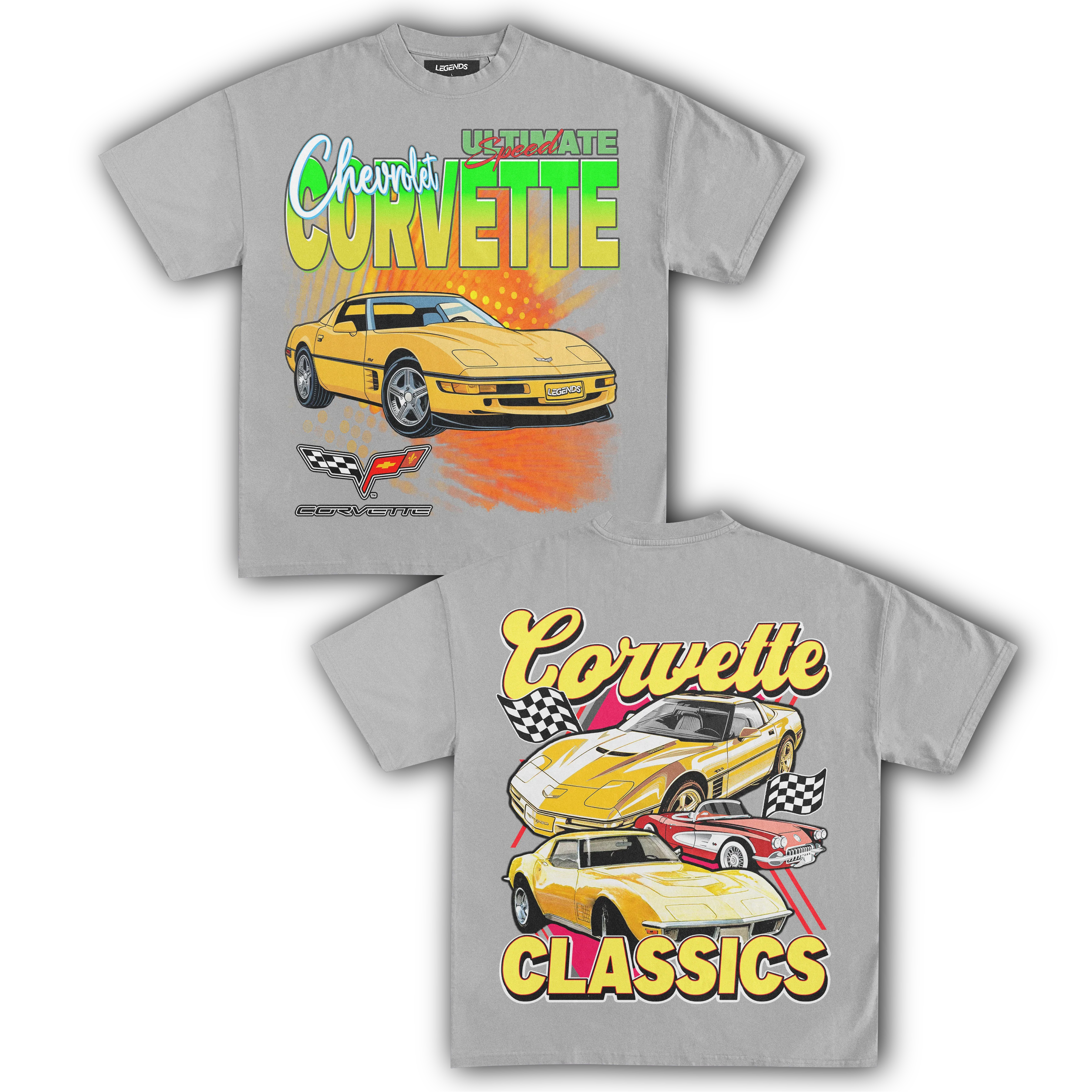 CORVETTE ULTIMATE SPEED CLASSICS TEE (Double Sided) - Image 3