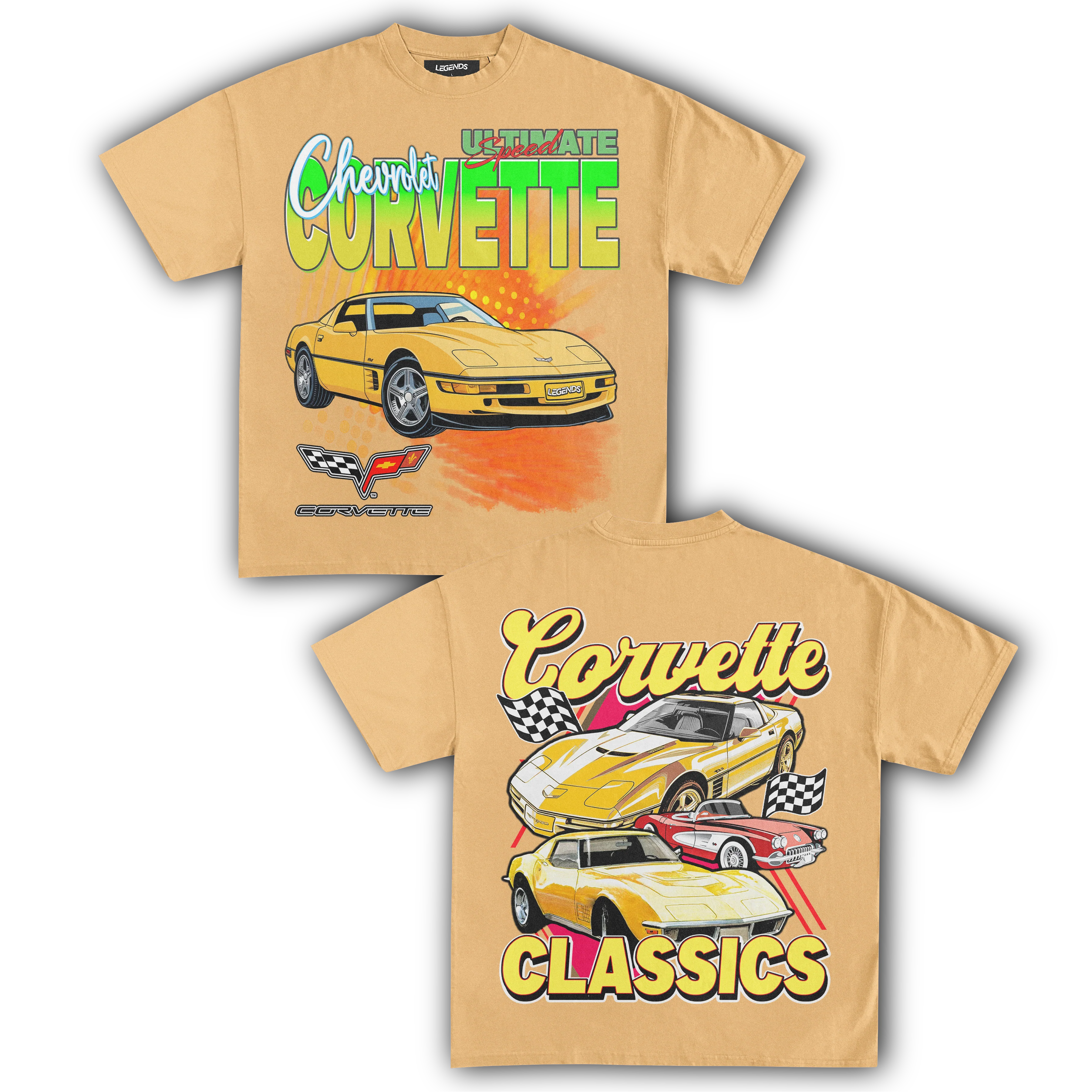 CORVETTE ULTIMATE SPEED CLASSICS TEE (Double Sided) - Image 7