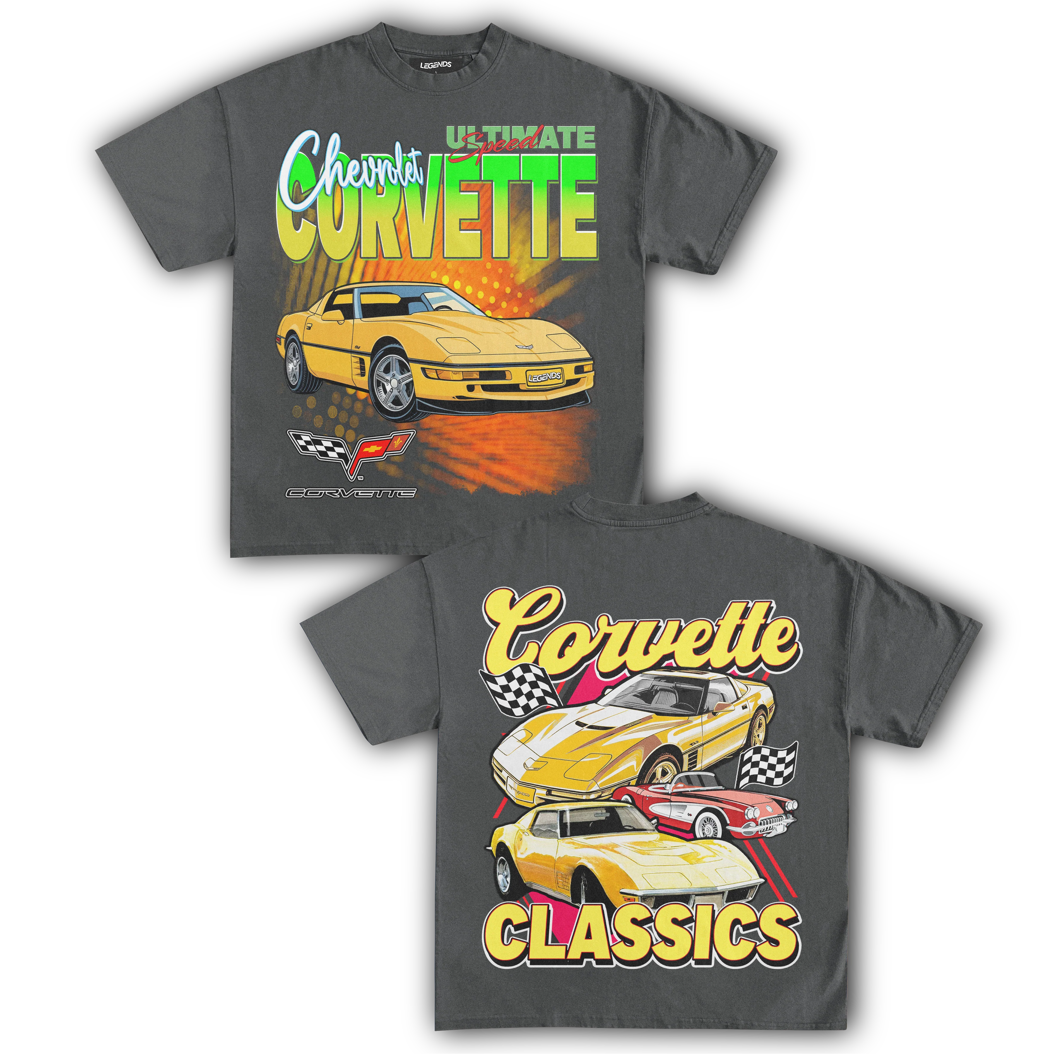 CORVETTE ULTIMATE SPEED CLASSICS TEE (Double Sided) - Image 8