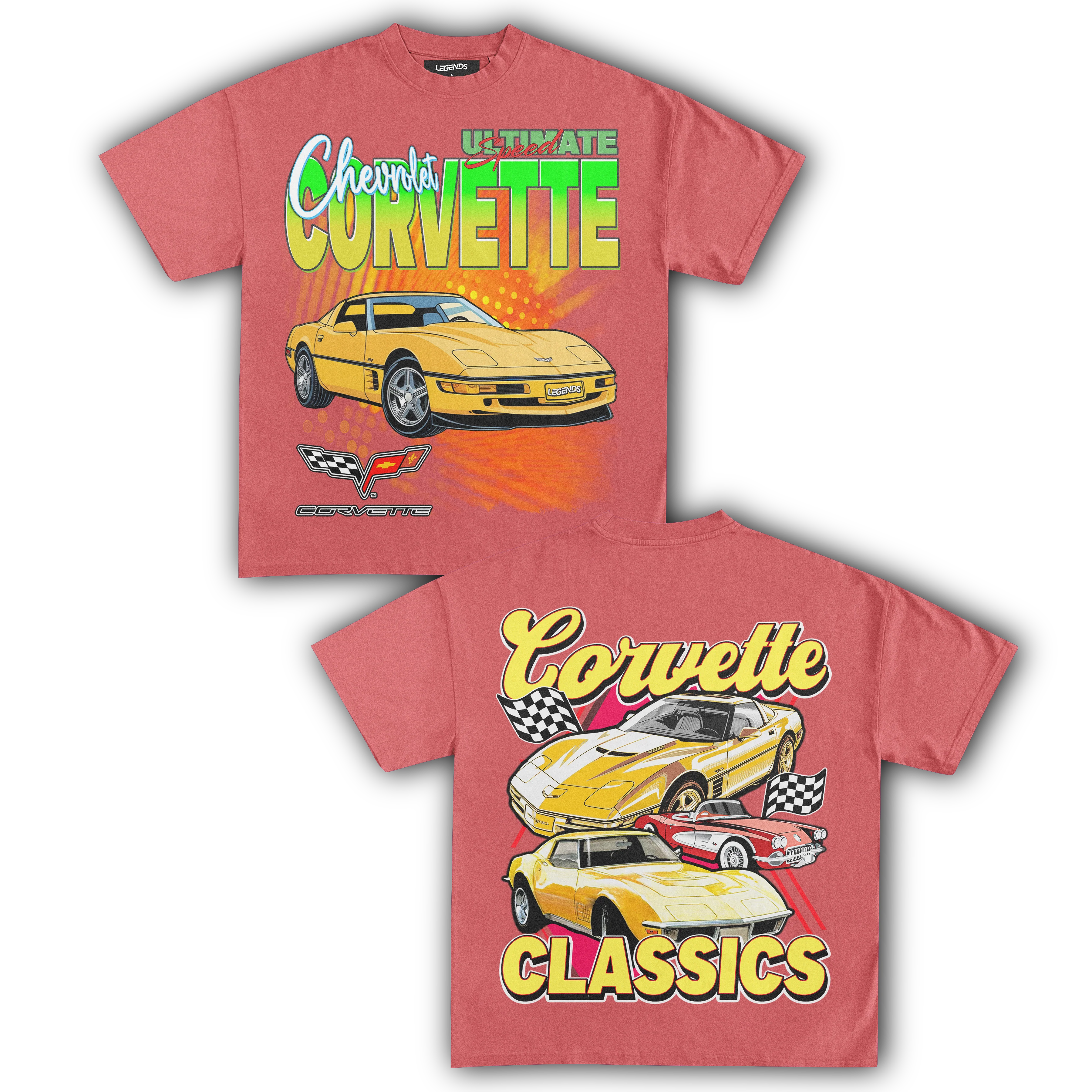 CORVETTE ULTIMATE SPEED CLASSICS TEE (Double Sided) - Image 9