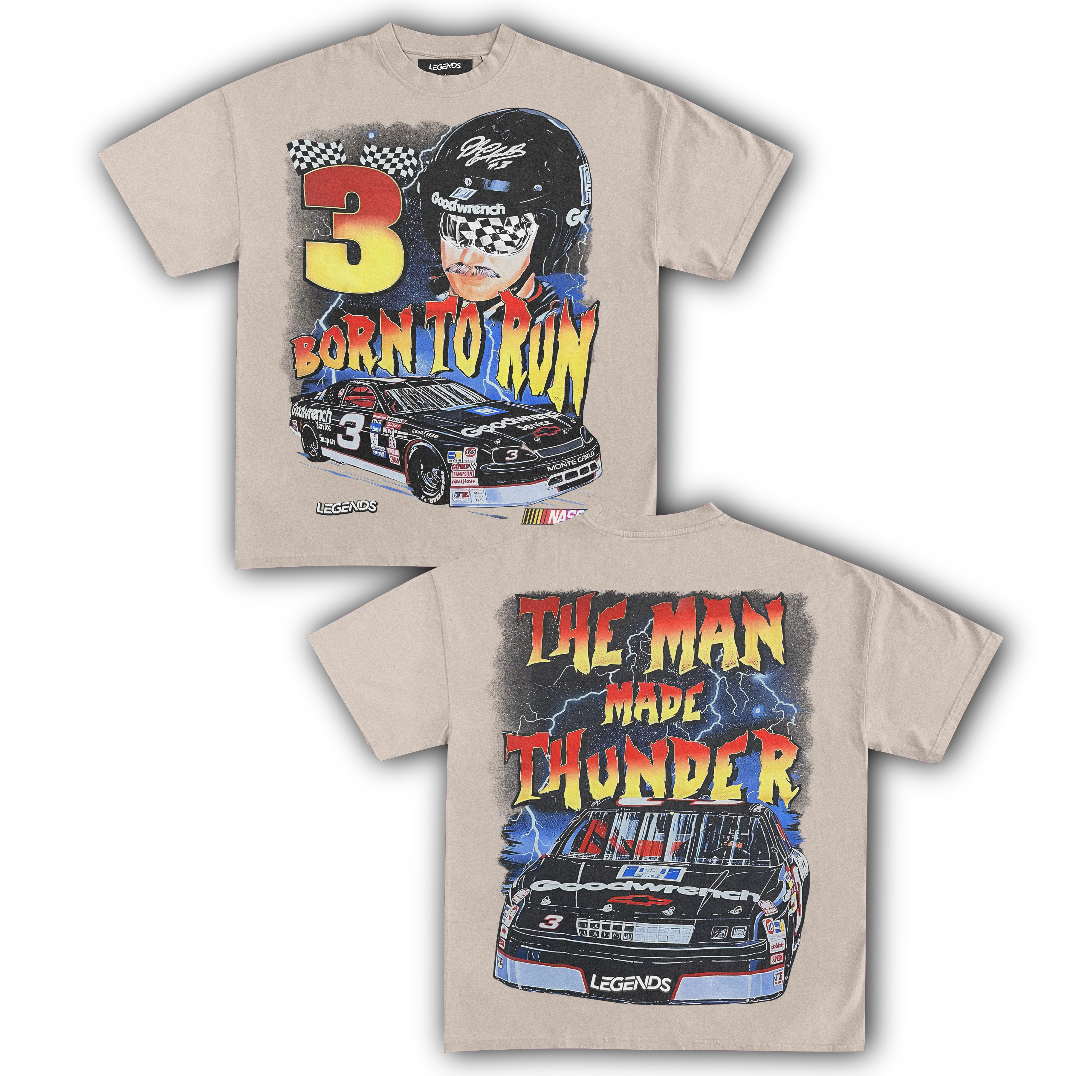 DALE EARNHARDT BORN TO RUN TEE (Double Sided) - Image 10