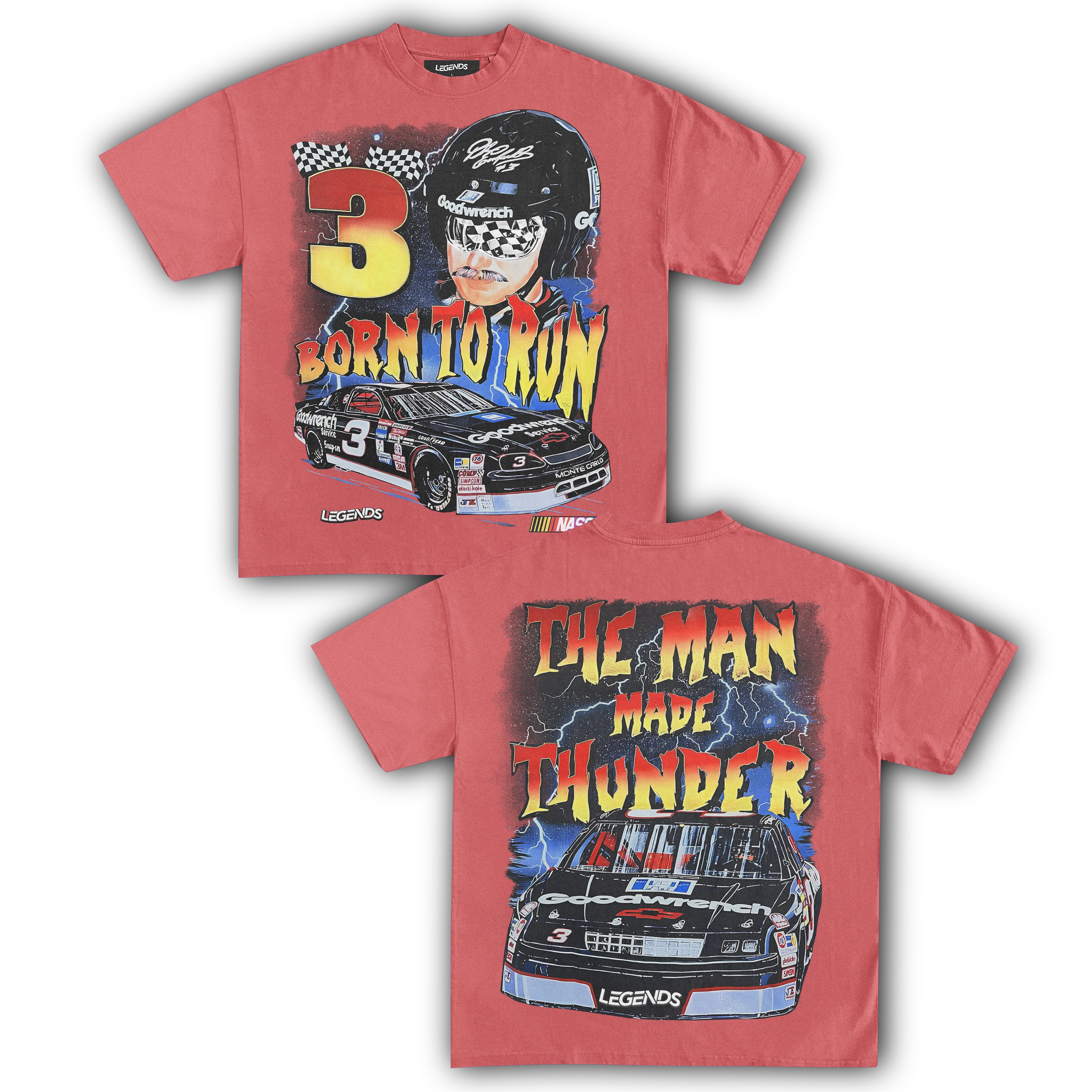 DALE EARNHARDT BORN TO RUN TEE (Double Sided) - Image 11