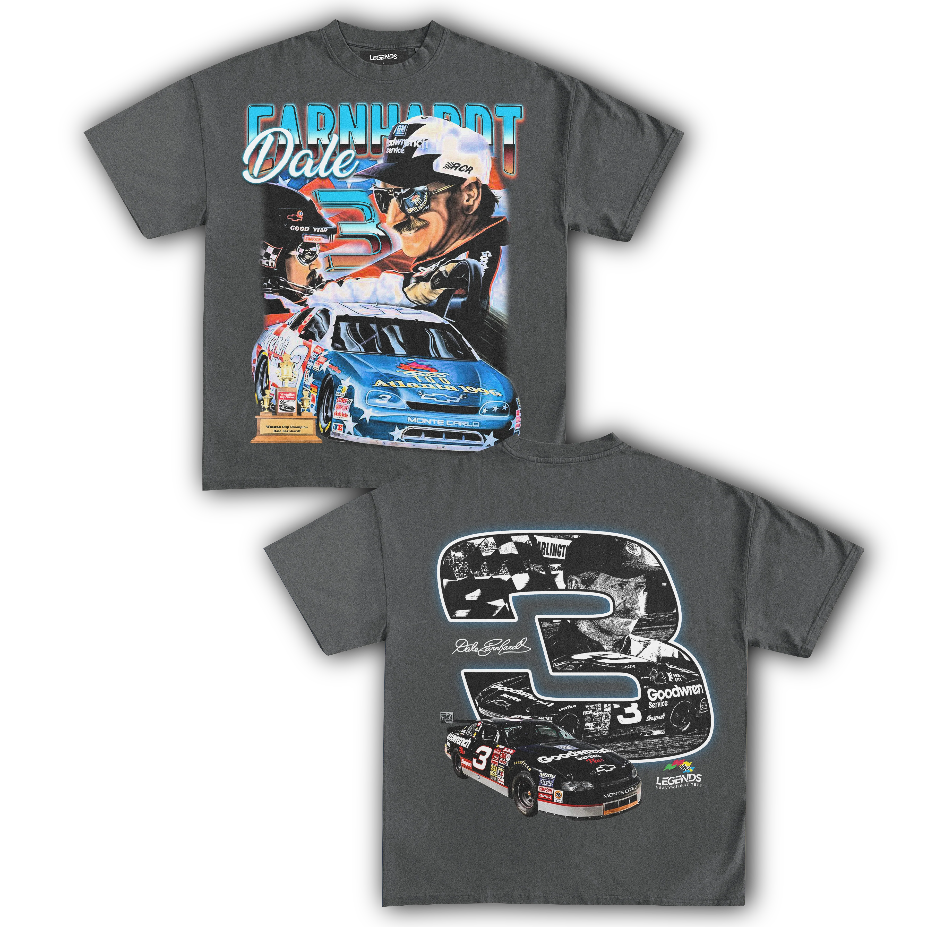 DALE EARNHARDT NASCAR TEE (Double Sided) - Image 3