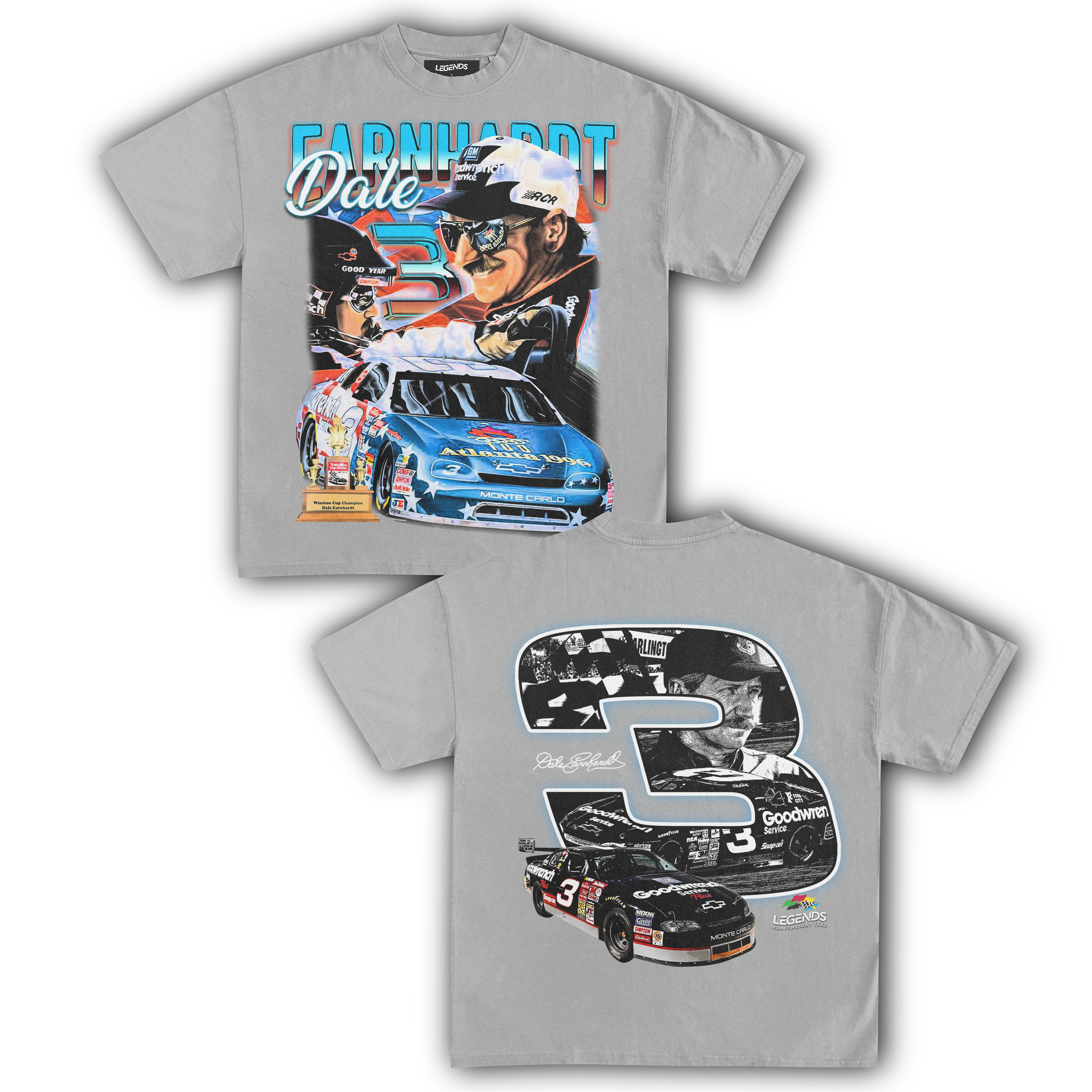 DALE EARNHARDT NASCAR TEE (Double Sided) - Image 4