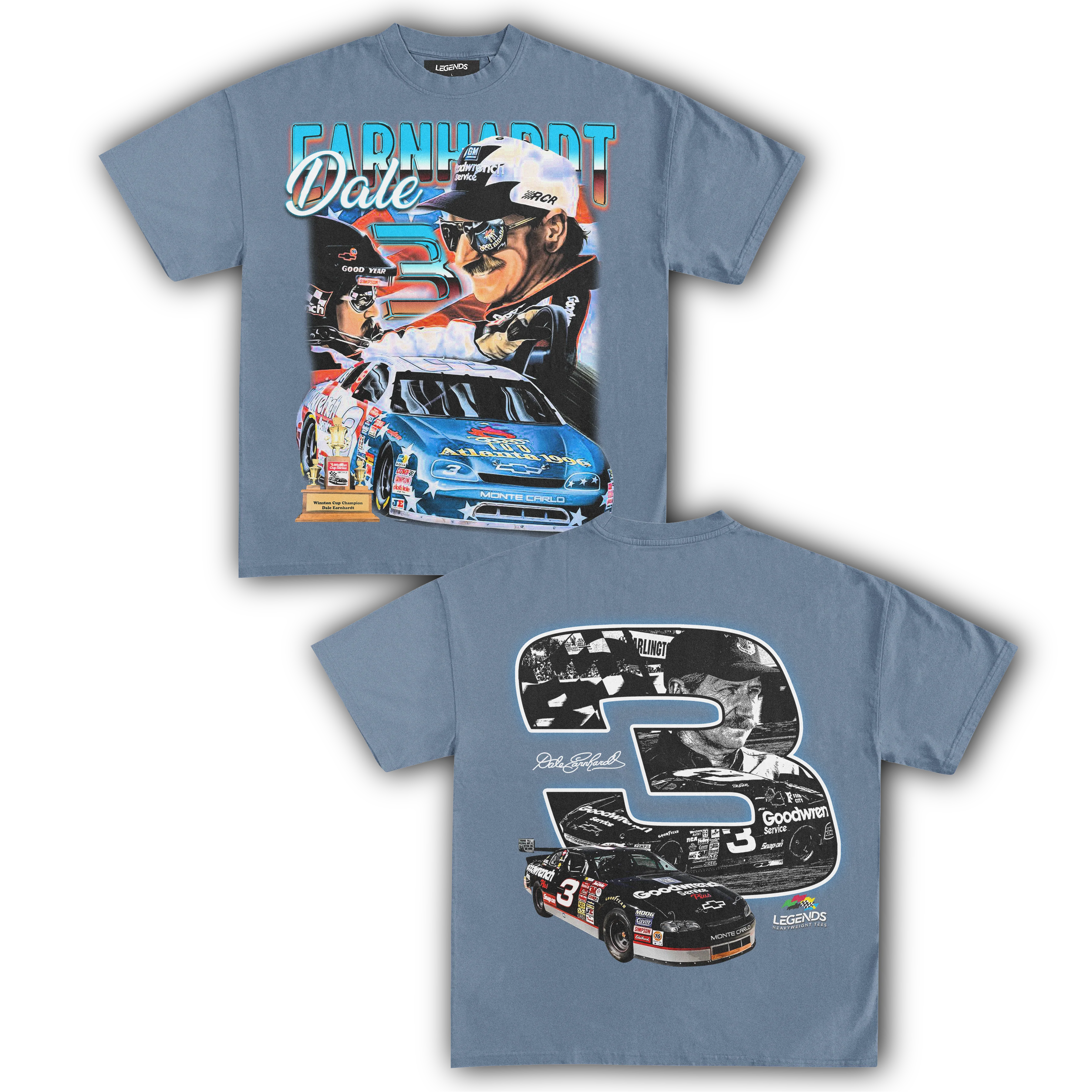 DALE EARNHARDT NASCAR TEE (Double Sided) - Image 5