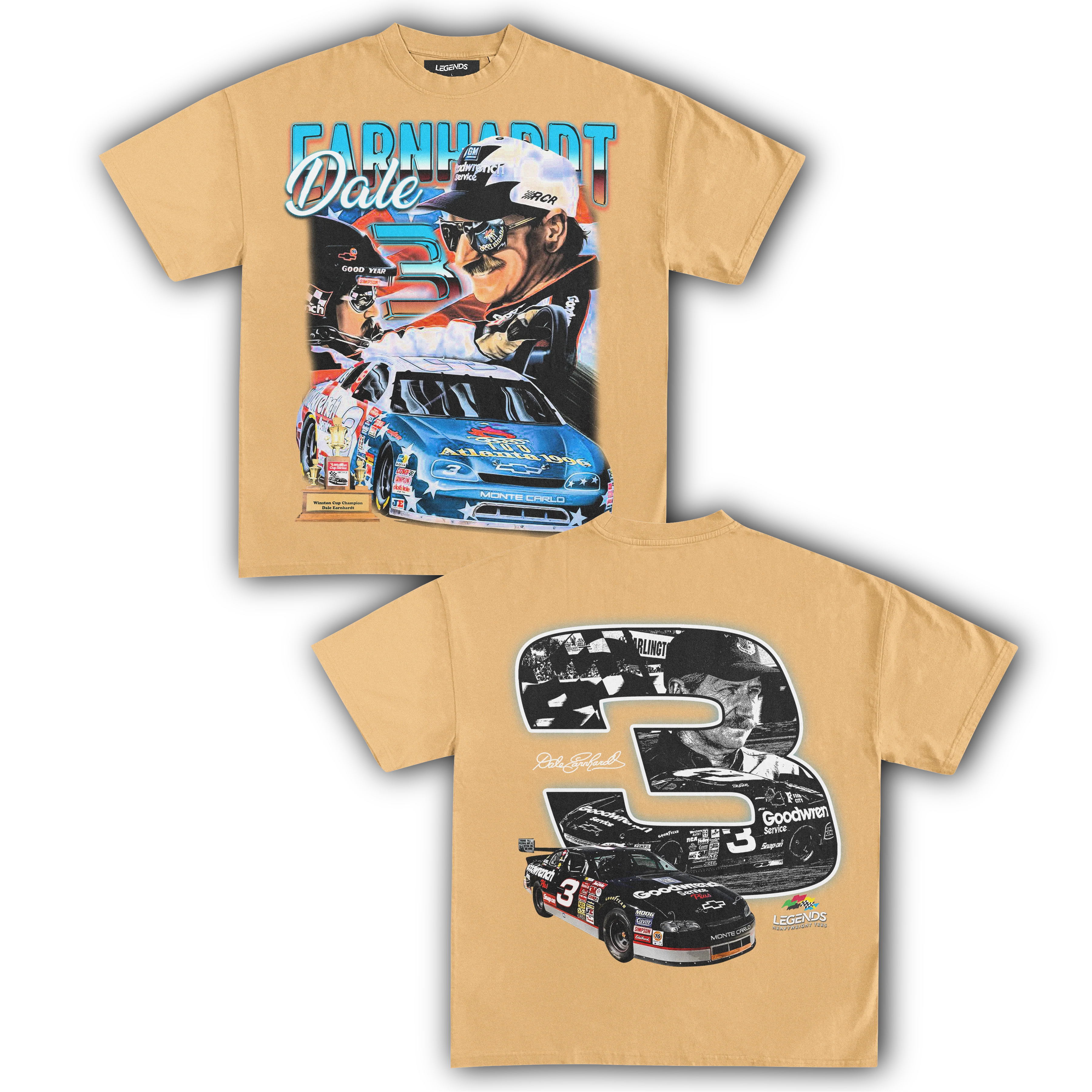 DALE EARNHARDT NASCAR TEE (Double Sided) - Image 7