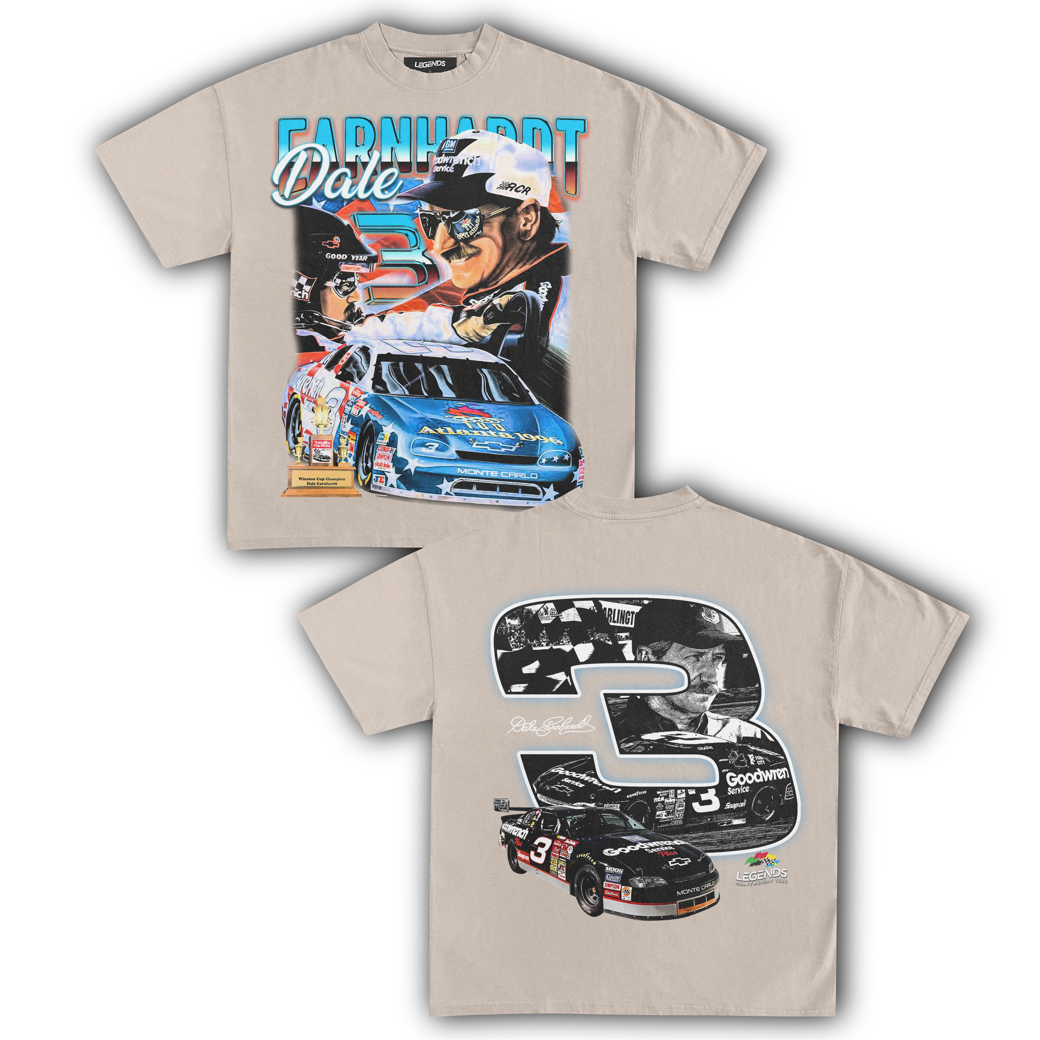 DALE EARNHARDT NASCAR TEE (Double Sided) - Image 9