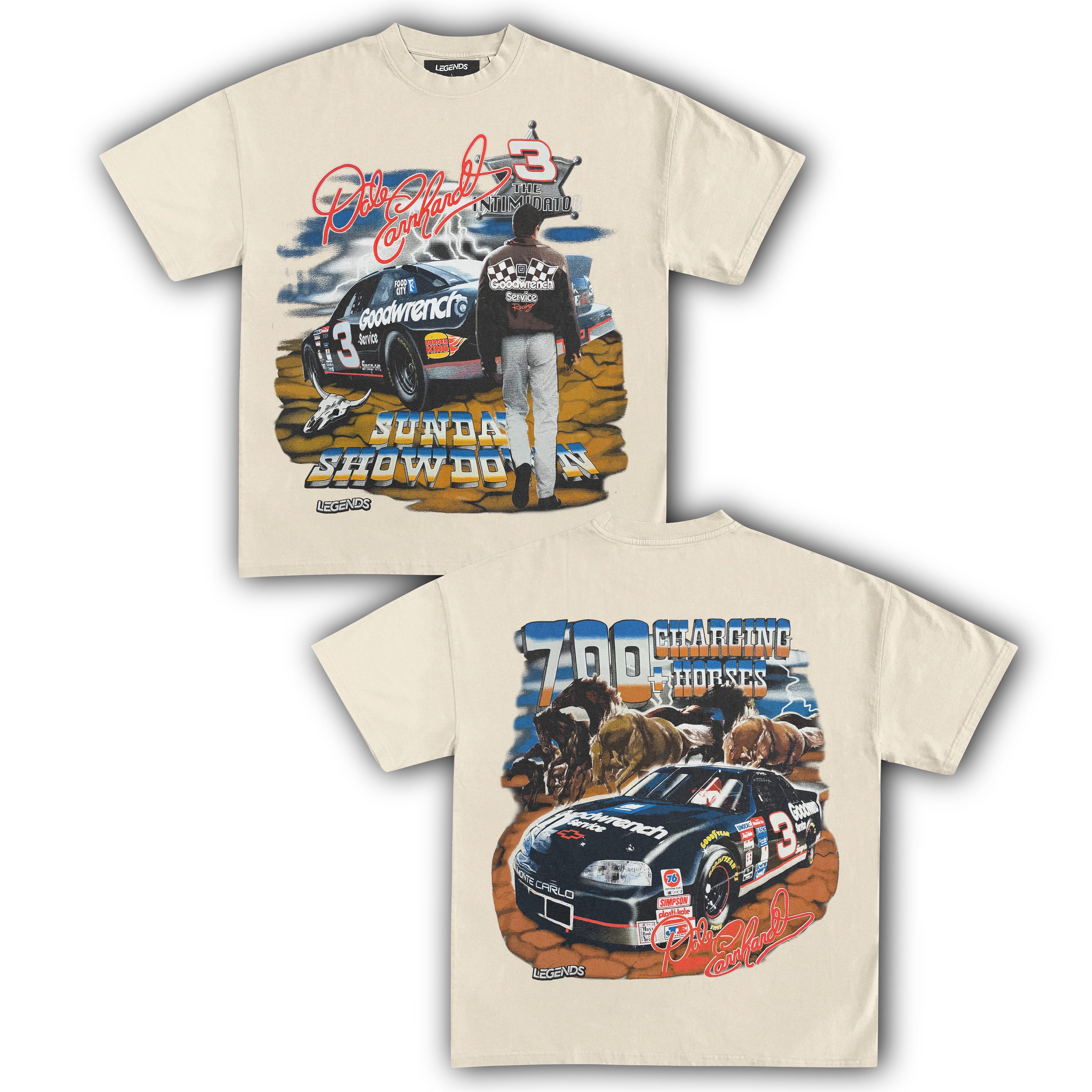 DALE EARNHARDT THE INTIMIDATOR TEE (Double Sided) - Image 3