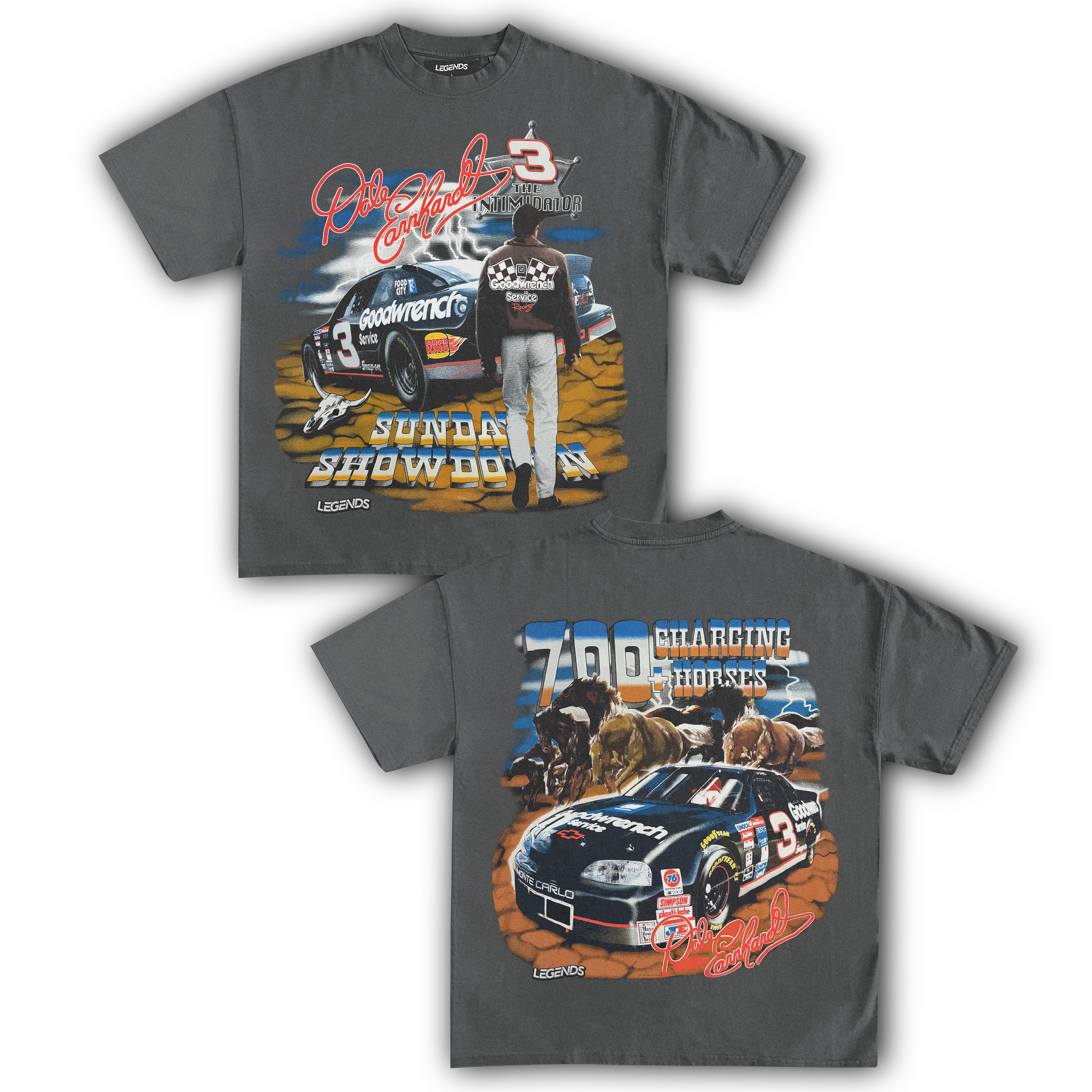 DALE EARNHARDT THE INTIMIDATOR TEE (Double Sided) - Image 9