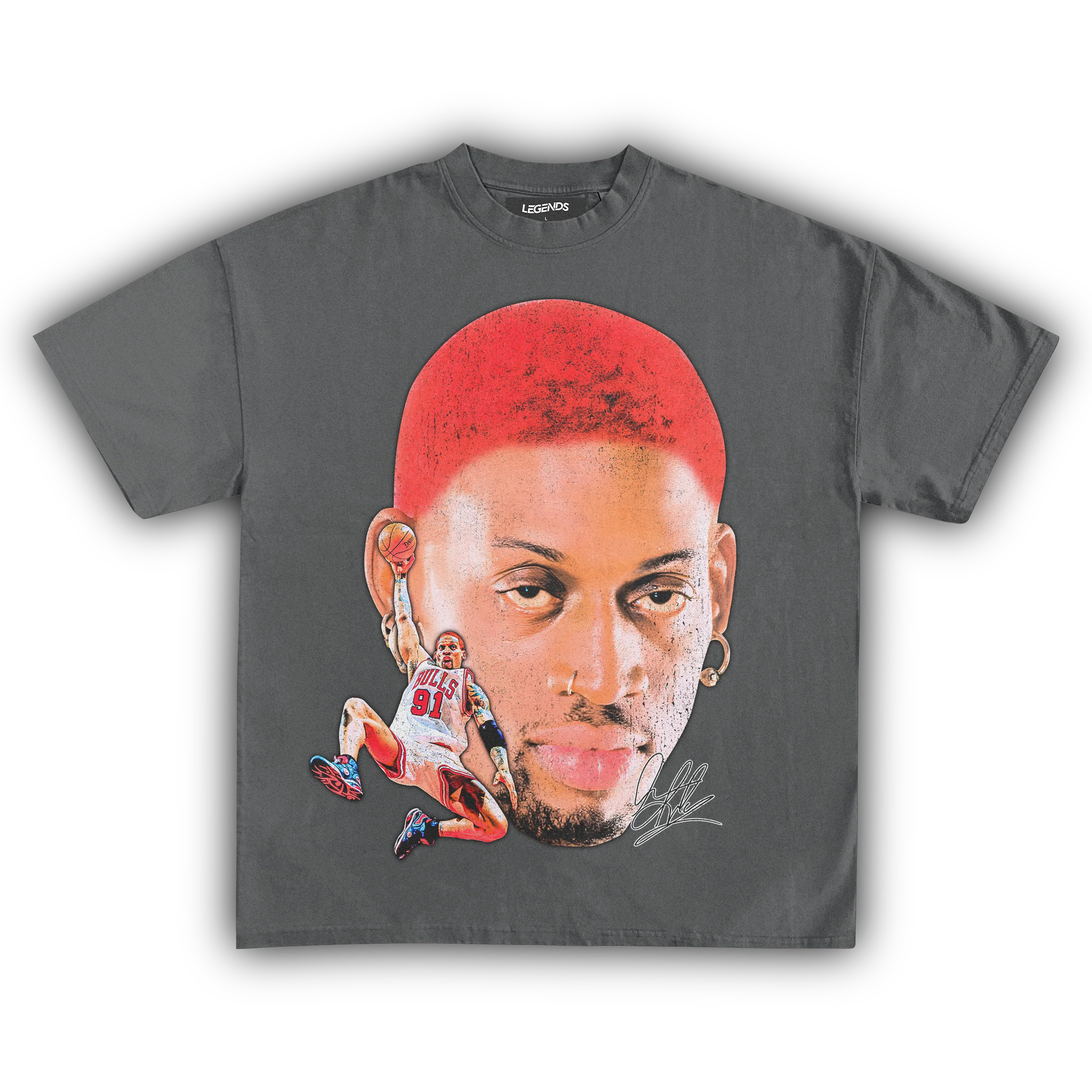 DENNIS RODMAN BIG FACE SLAM DUNK TEE - Image 11