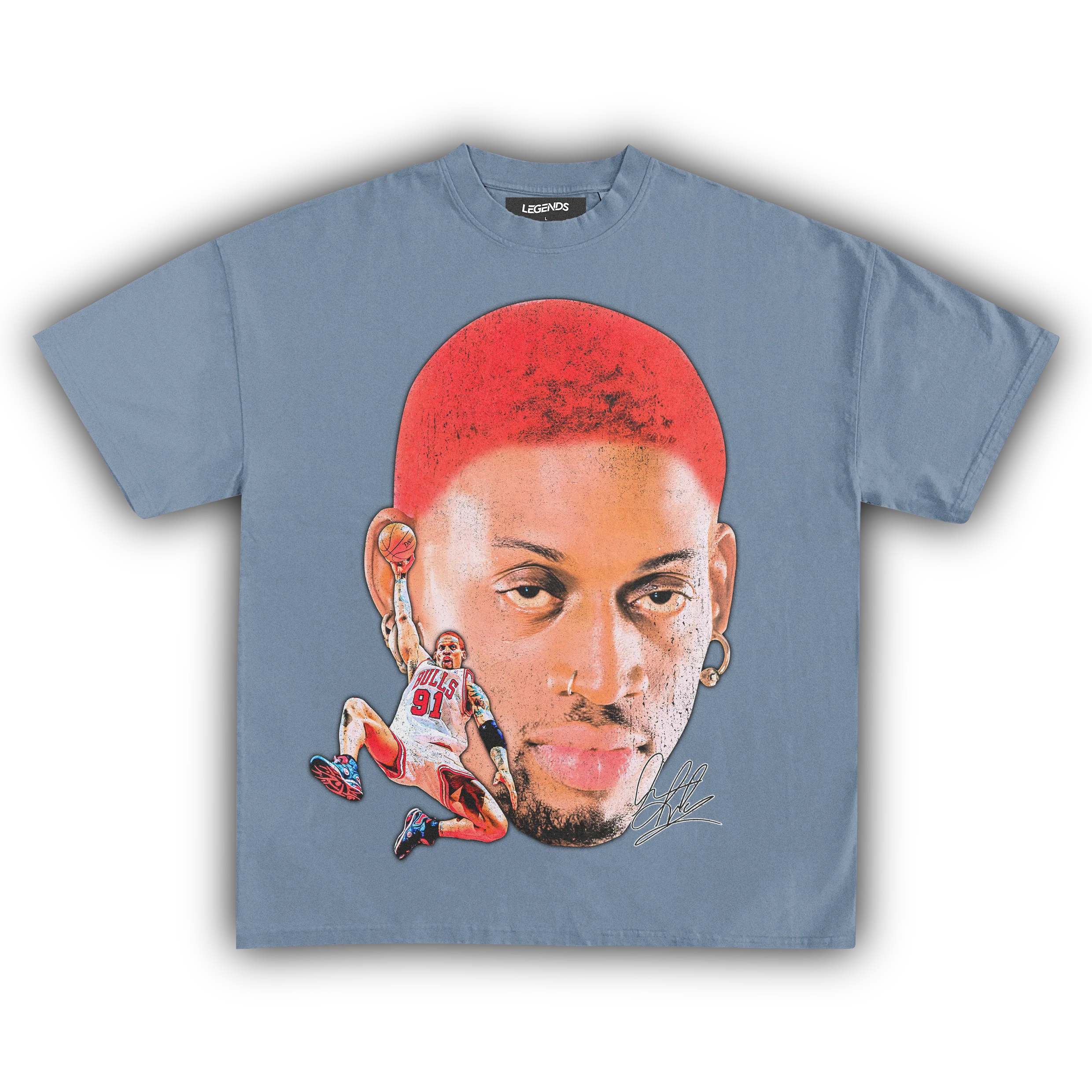 DENNIS RODMAN BIG FACE SLAM DUNK TEE - Image 4