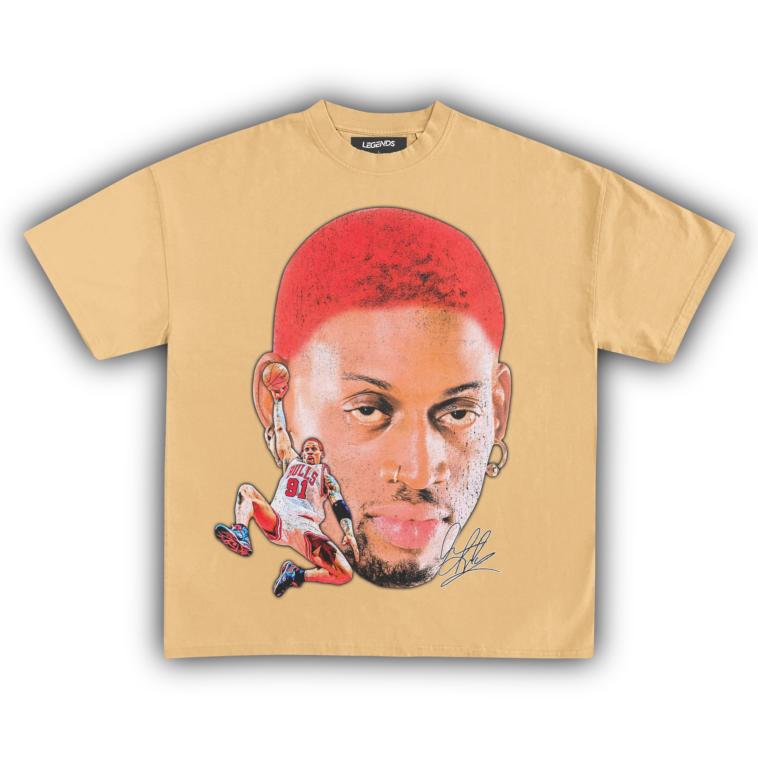 DENNIS RODMAN BIG FACE SLAM DUNK TEE - Image 5