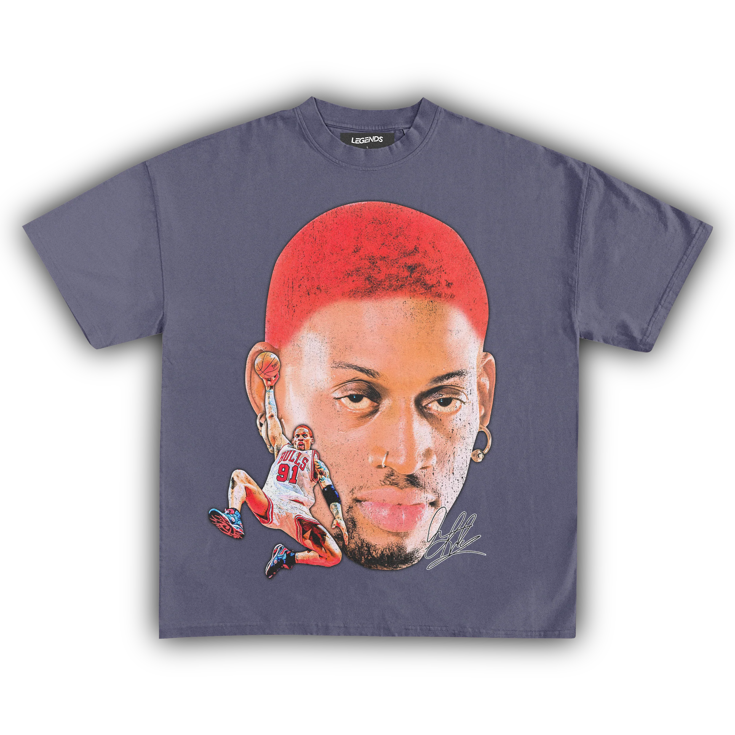 DENNIS RODMAN BIG FACE SLAM DUNK TEE - Image 7