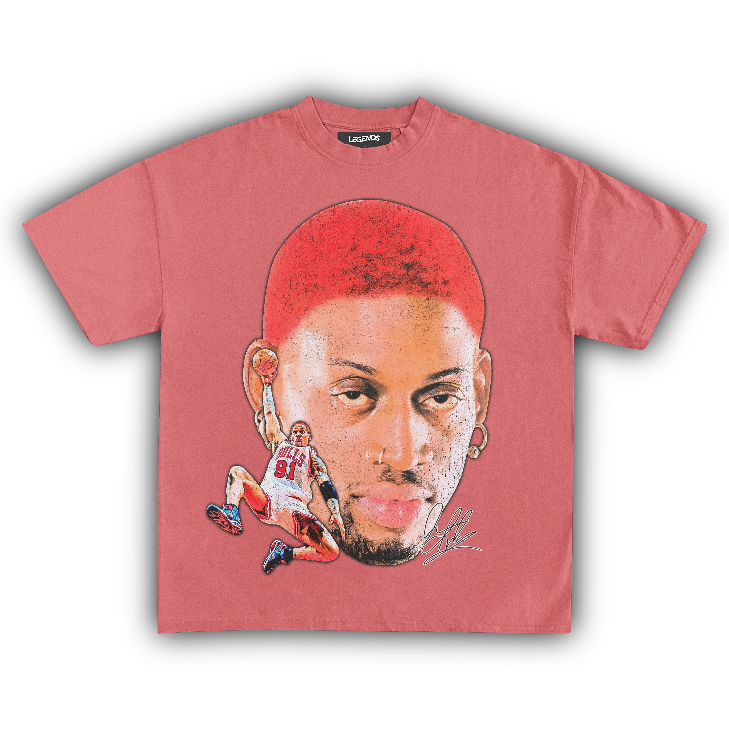 DENNIS RODMAN BIG FACE SLAM DUNK TEE - Image 9